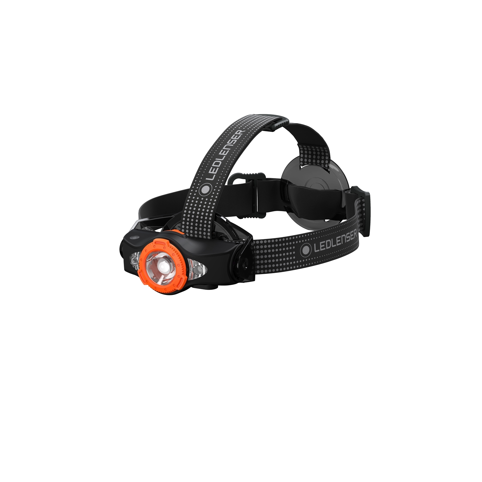 Ledlenser 1000 Lumen Rechargeable Black And Orange Headlamp Torch With