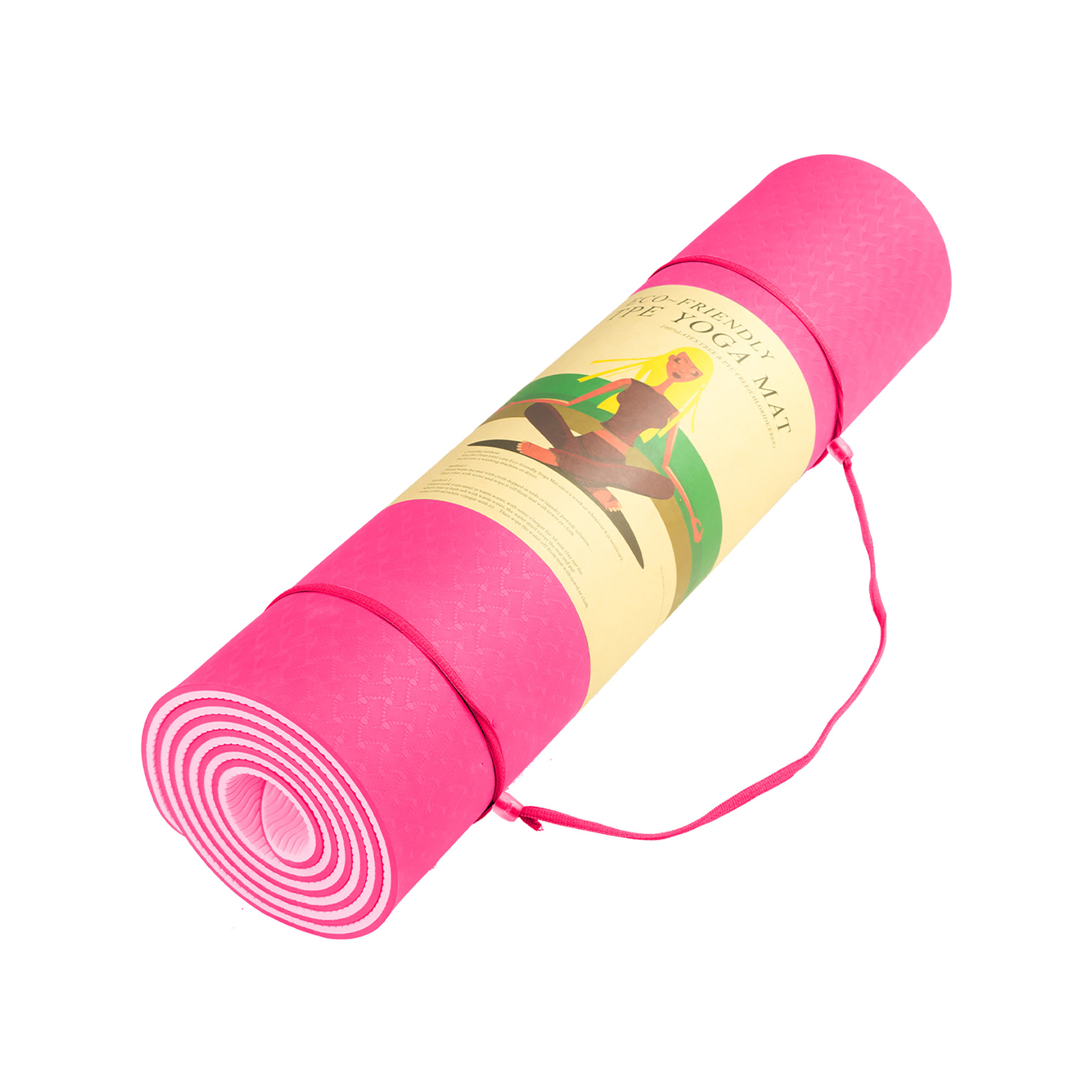 PowerTrain Pink Eco Friendly TPE Yoga Pilates Mat Bunnings Australia