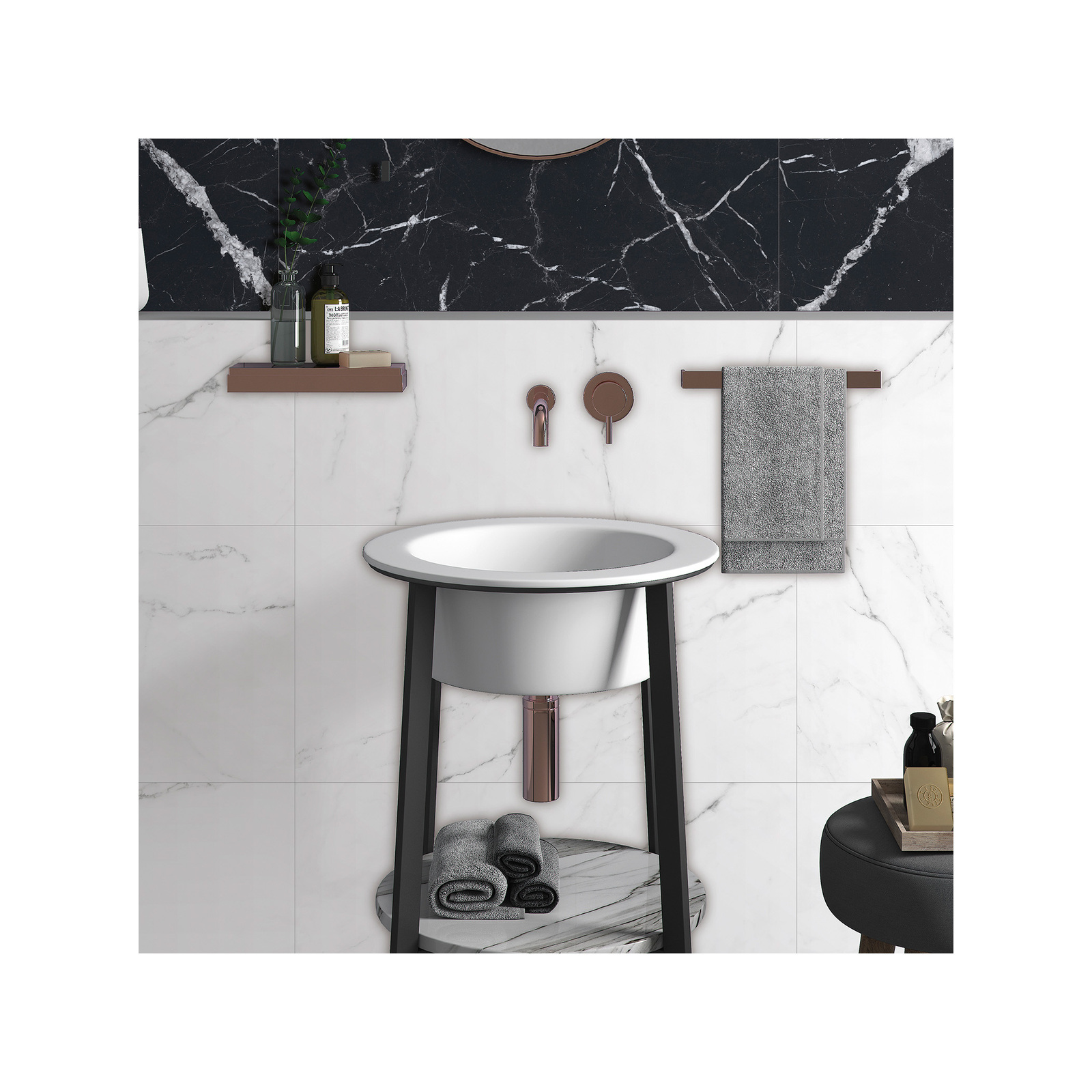 Gayafores 625 x 320mm 1.0sqm Verona Blanco Porcelain Tile Bunnings