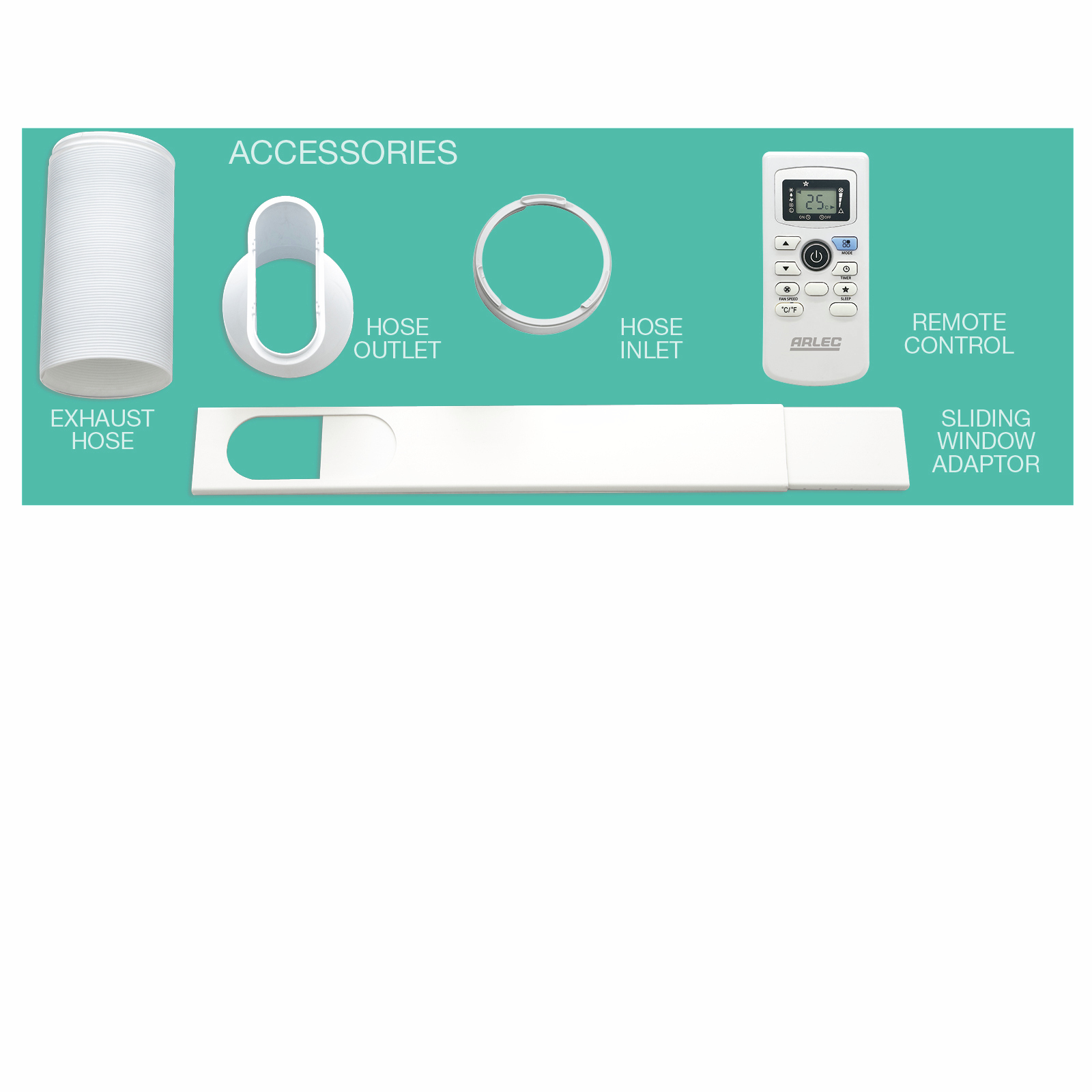 Arlec Grid Connect Smart Portable Reverse Cycle Air Conditioner