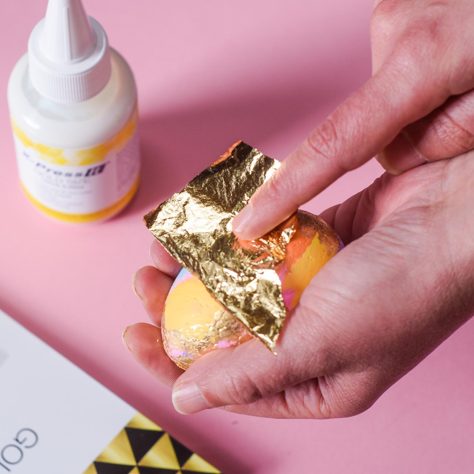 XPress It 140 x 140 Gold Metal Leaf 25 Sheet Pack Bunnings Australia