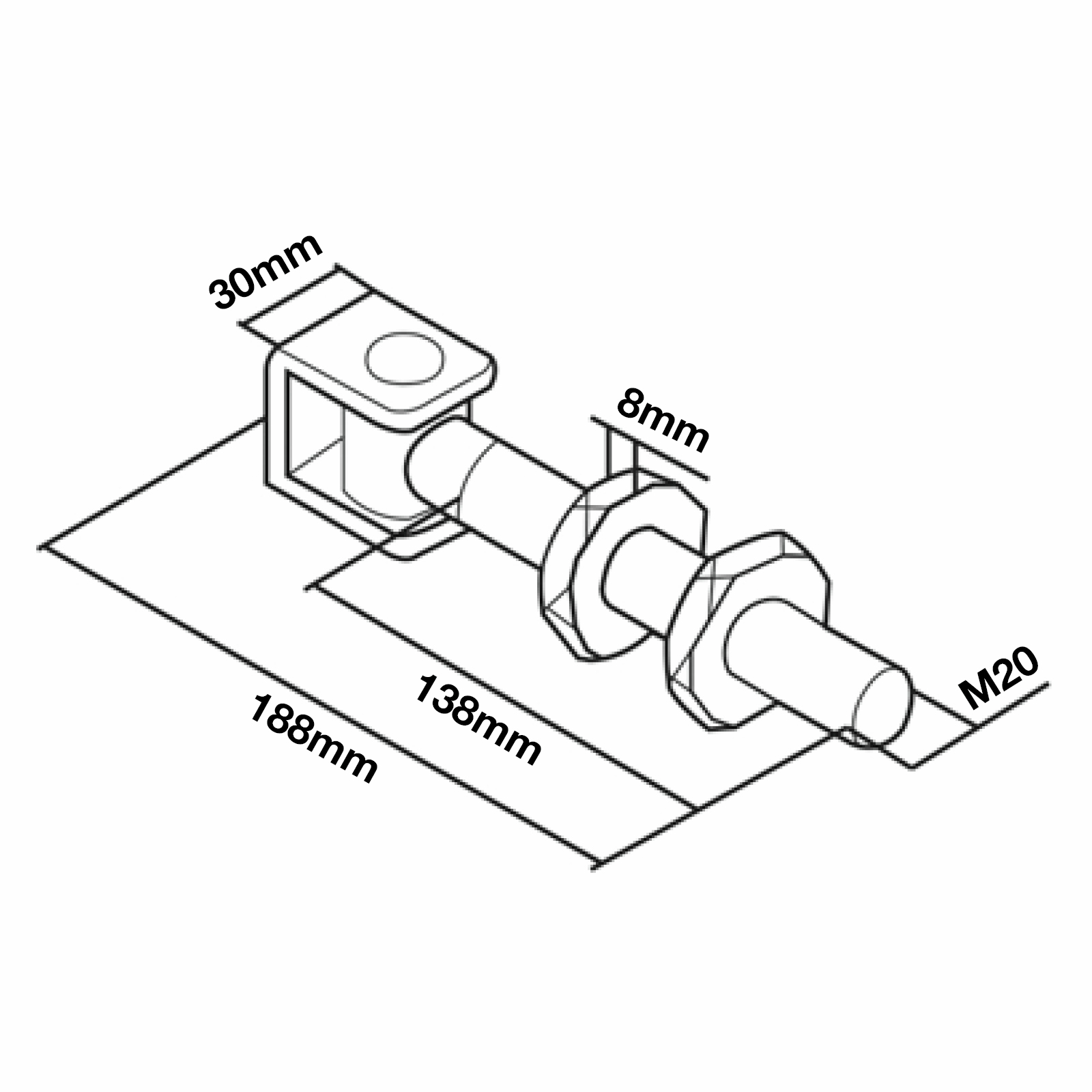 Richmond M20 Adjustable Gate Hinge With Long Bolt Bunnings Australia