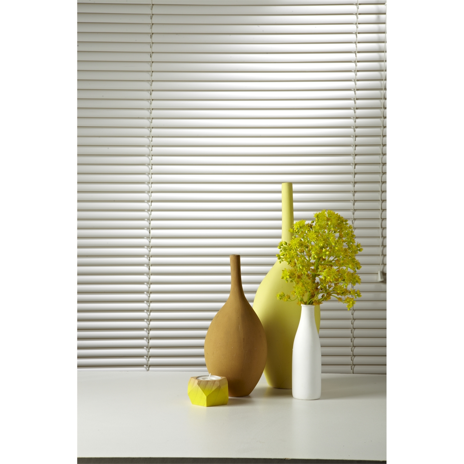 Zone Interiors 180 x 150cm 25mm PVC Dawn Blind Ivory