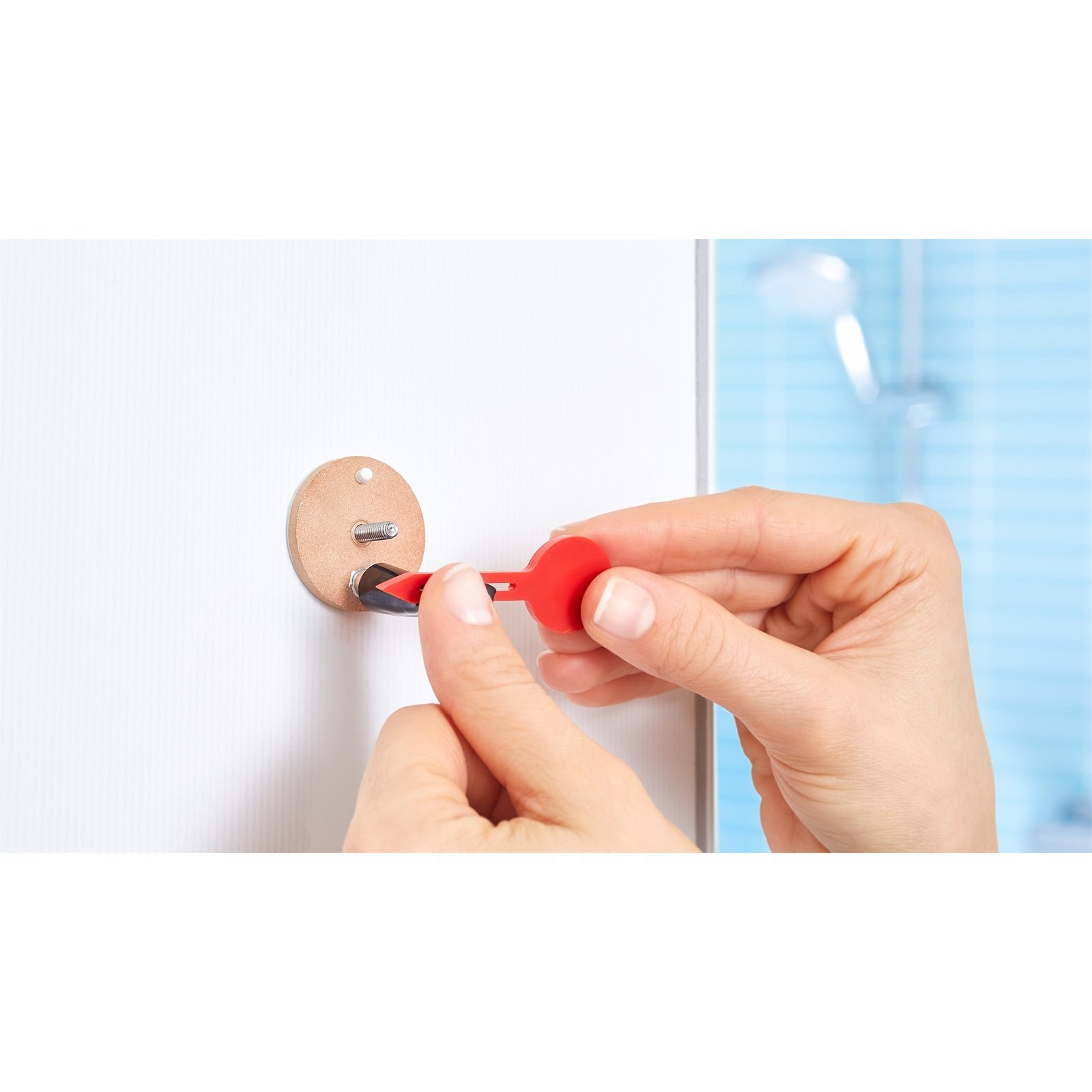 tesa Bathroom Accessory Replacement Adapter Kit Bunnings Australia