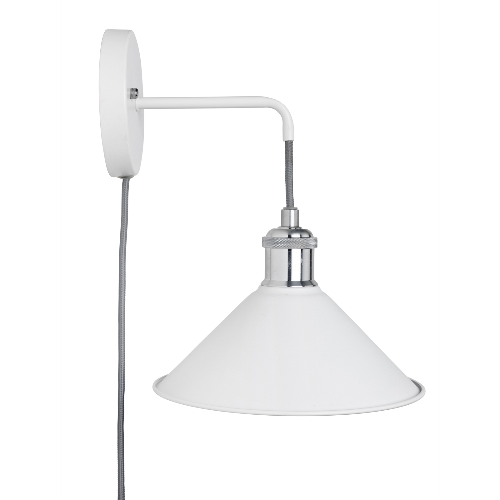 Brilliant White Chrome DIY Croft Wall Light Bunnings Australia