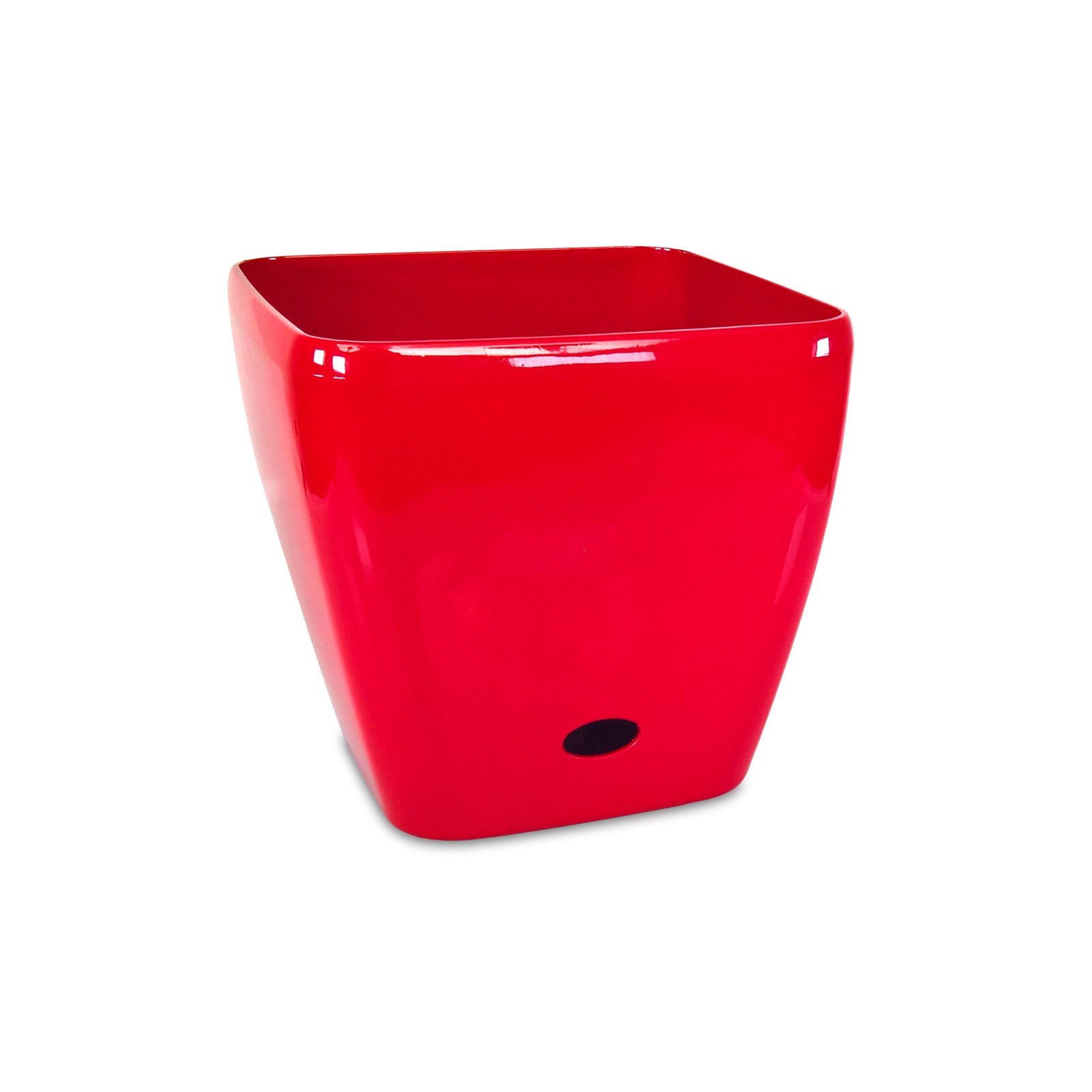 Eden 22cm Red Square Self Watering Planter Bunnings Australia