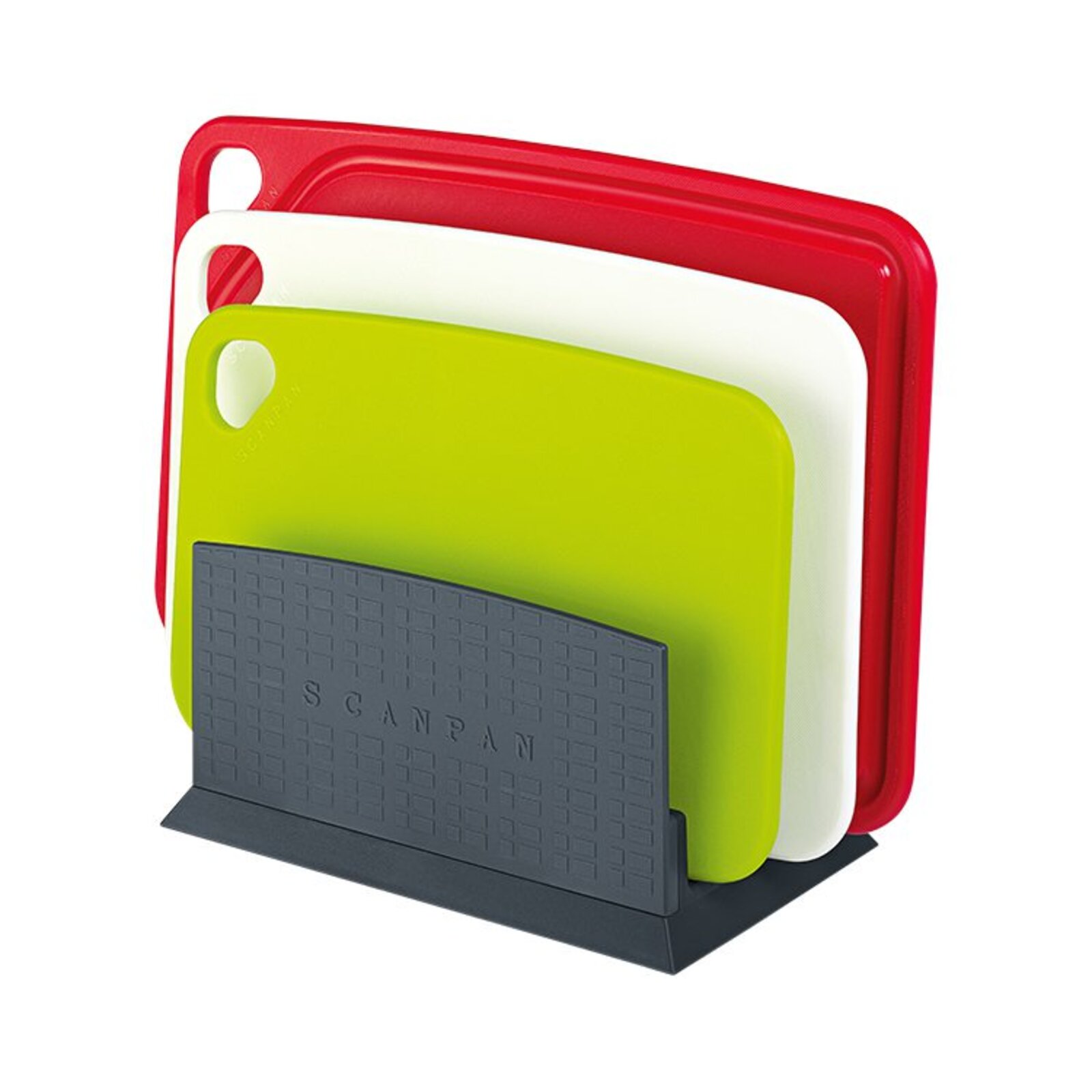 Scanpan Cutting Board with Stand 4 Piece Set Bunnings Australia