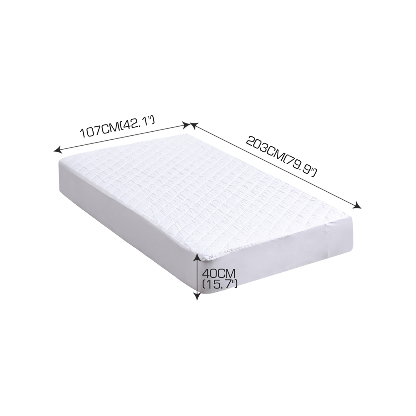 DreamZ Fully Fitted Waterproof Microfiber Mattress Protector King
