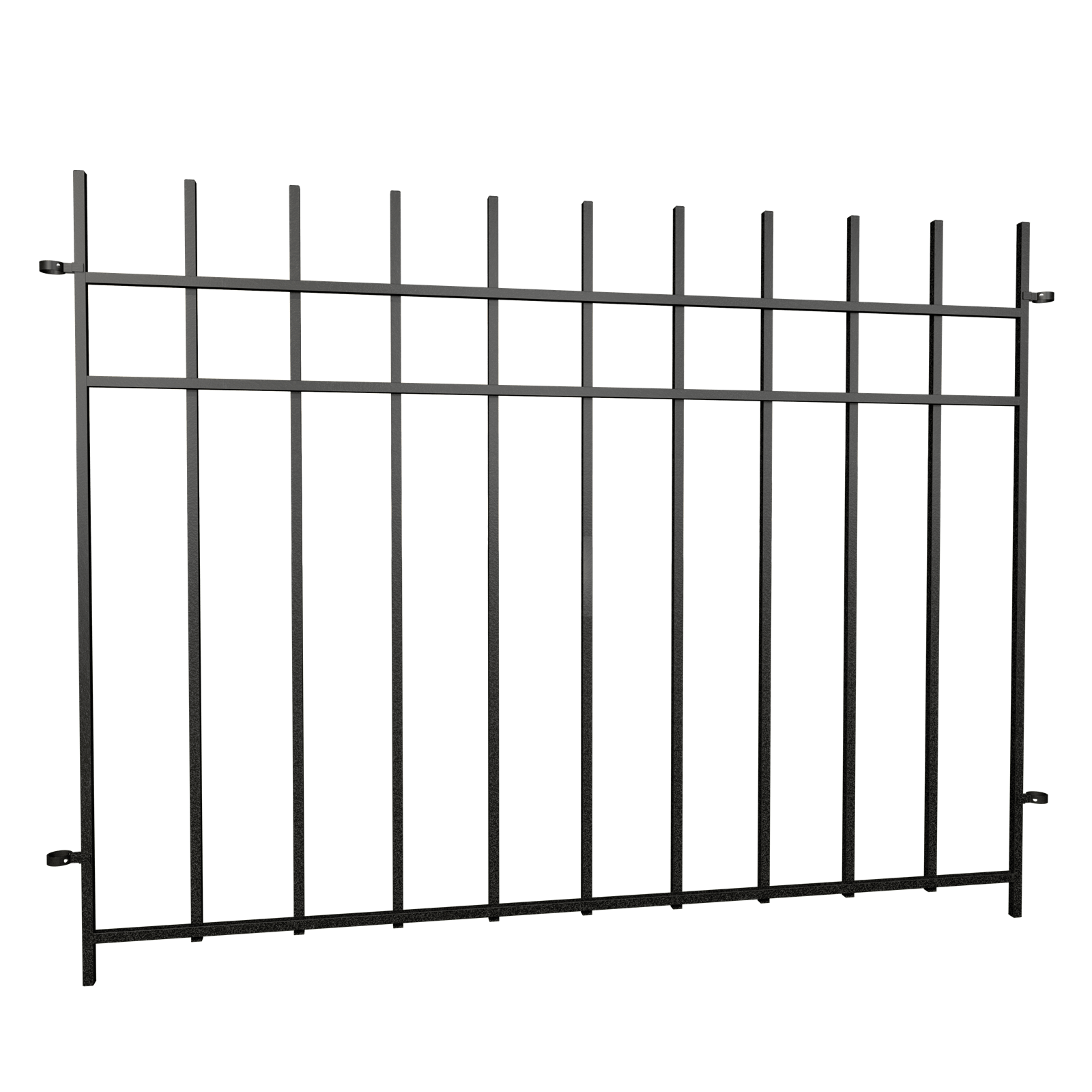 Peak 1220mm Black NoDig Fencing Manchester Fence Panel Bunnings New Zealand