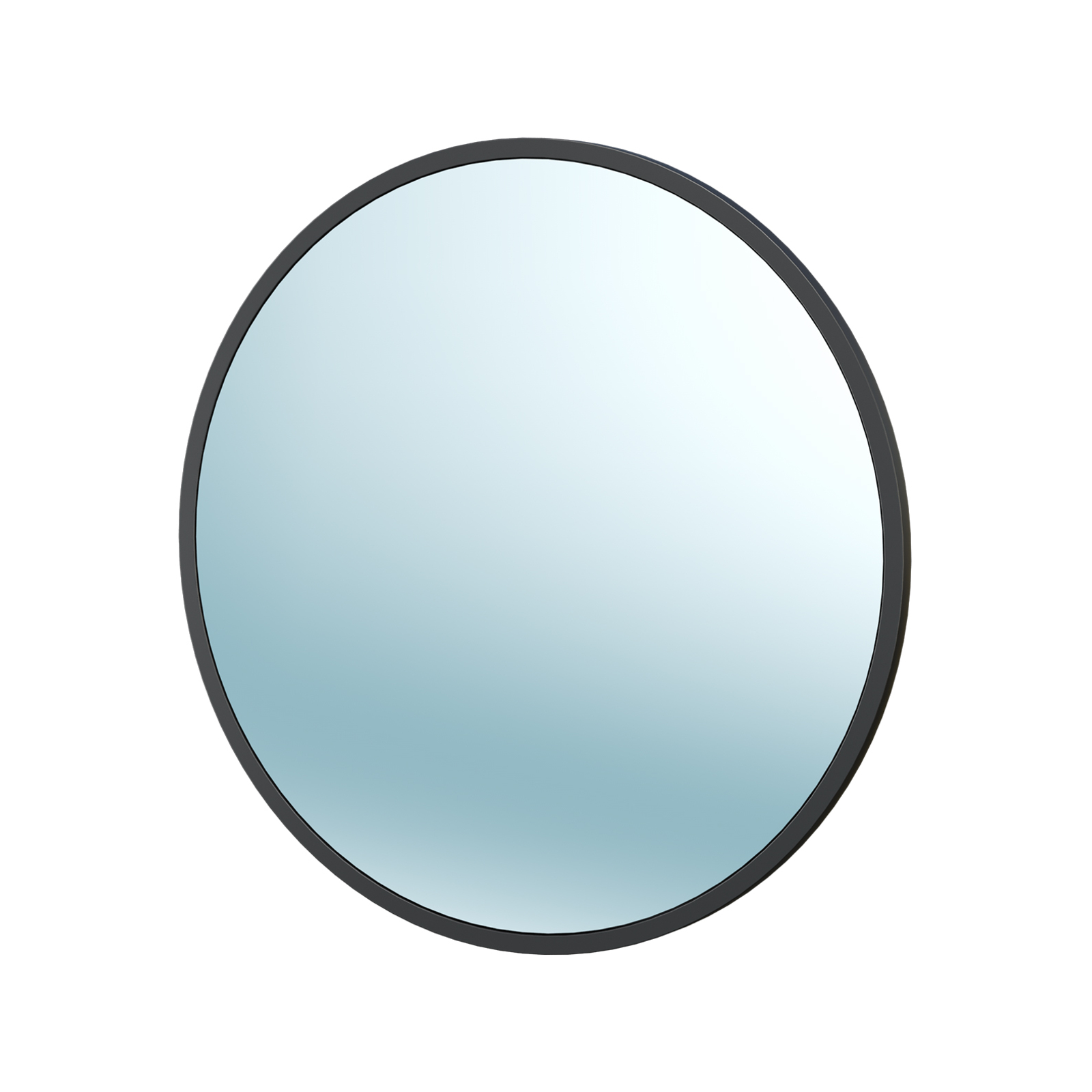 Living Elements 800 x 20mm Black Framed Round Mirror Bunnings Australia