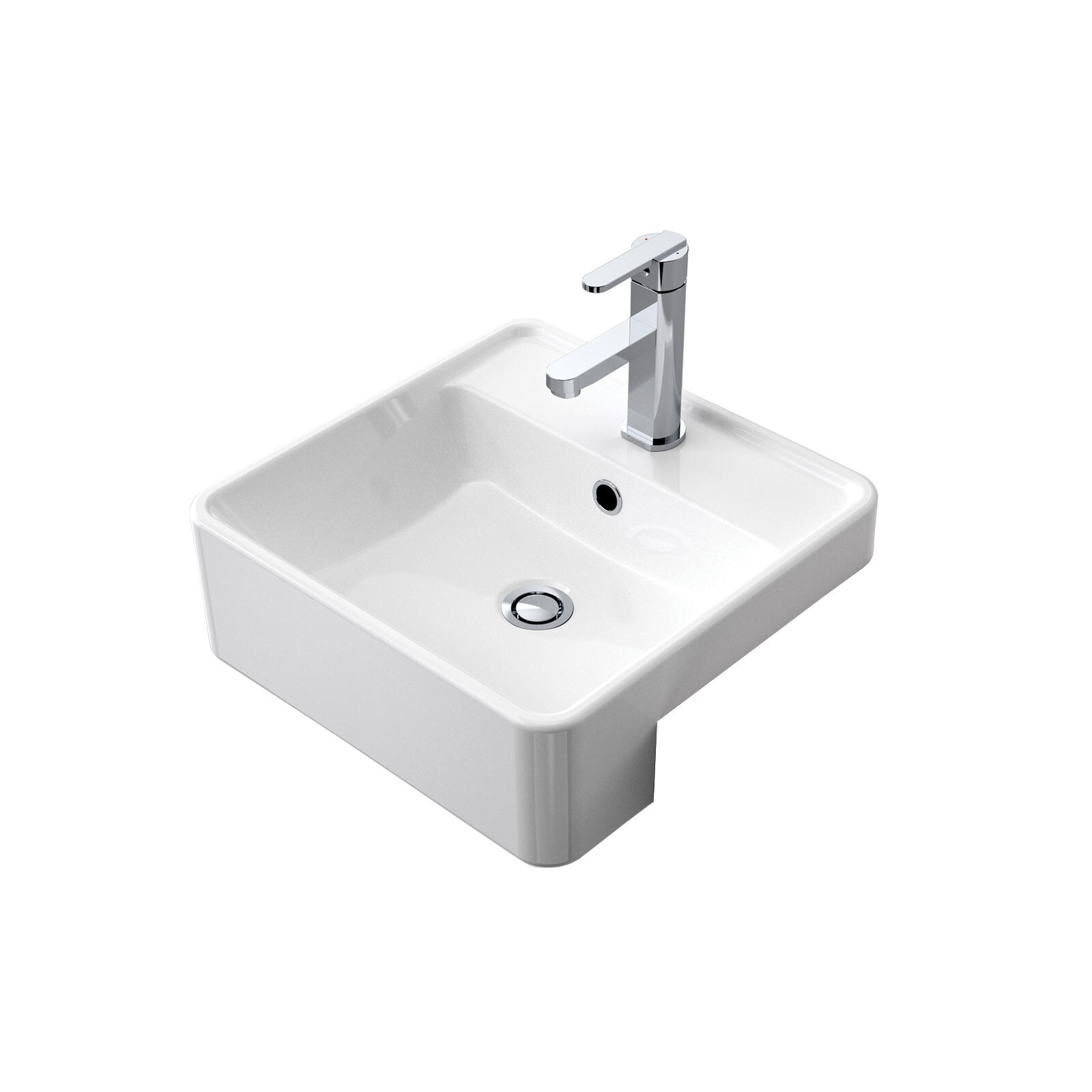 Caroma Carboni II 1 Tap Hole Semi Recessed Basin Bunnings Australia