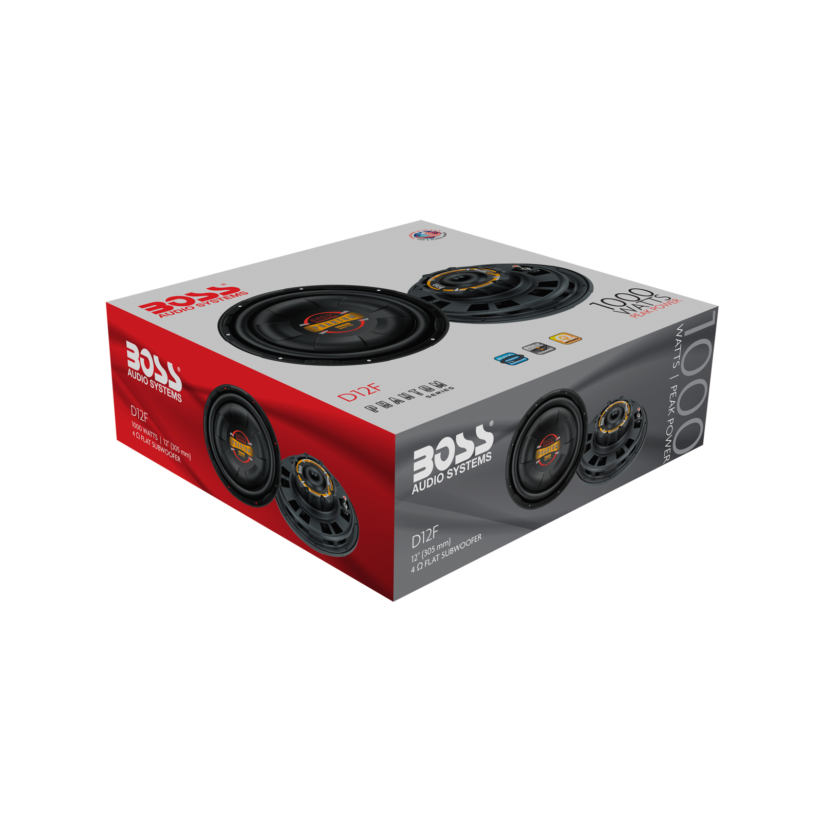 Boss D12F 12" Shallow Subwoofer - Bunnings Australia