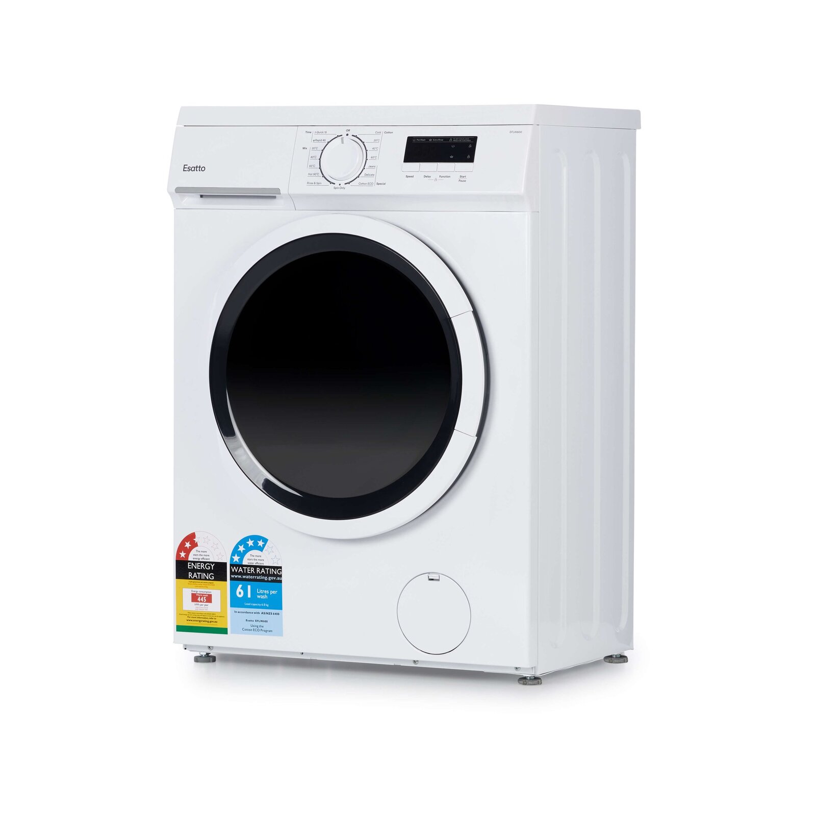 Esatto 6kg Front Load Washing Machine EFLW600 Bunnings Australia