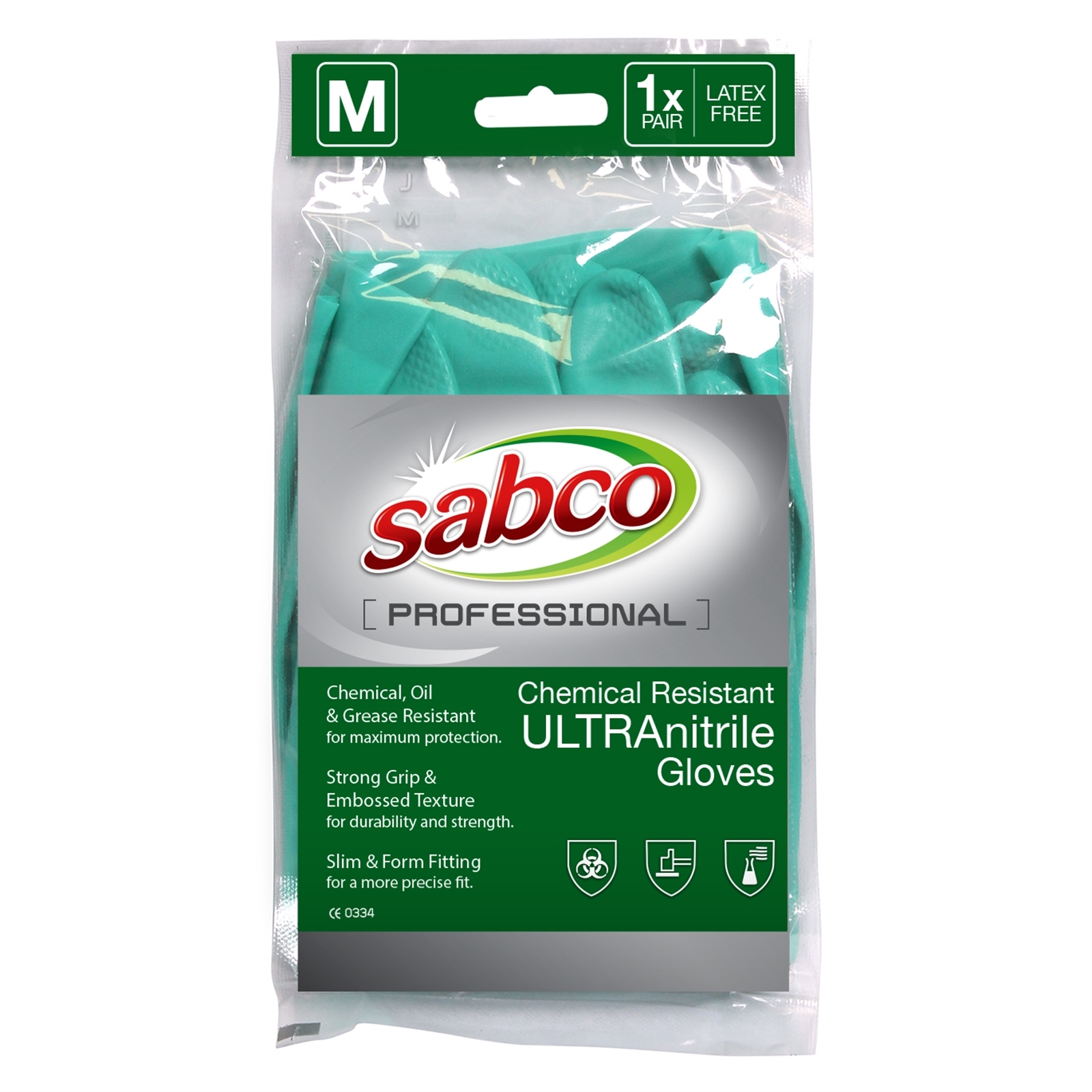 Sabco Medium Professional Ultra Nitrile Chemical Resistant Gloves 1 Pair Bunnings Australia