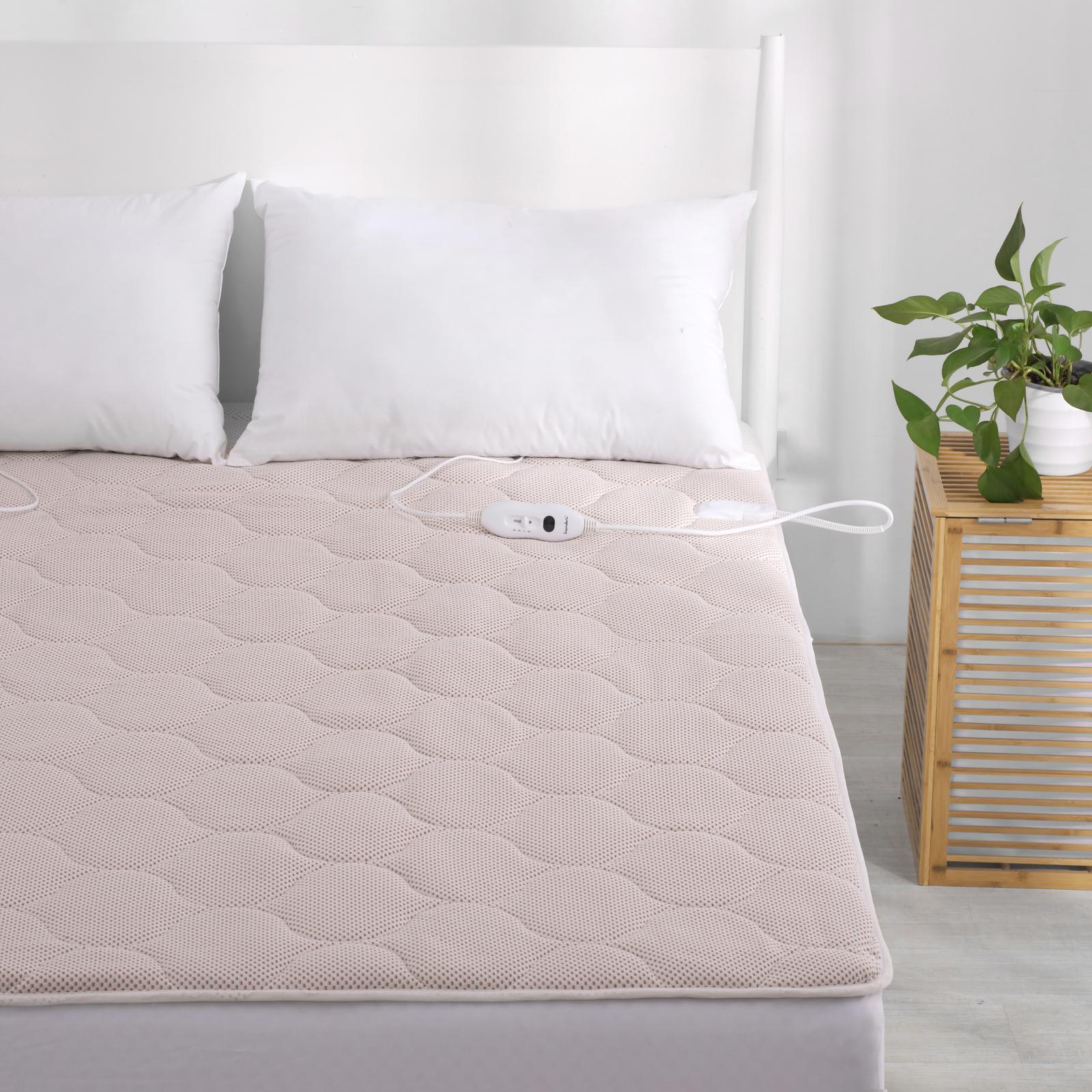 Dreamaker Copper Infused Quilted Top Electric Blanket Rose Copper (Queen,King) Bunnings Australia