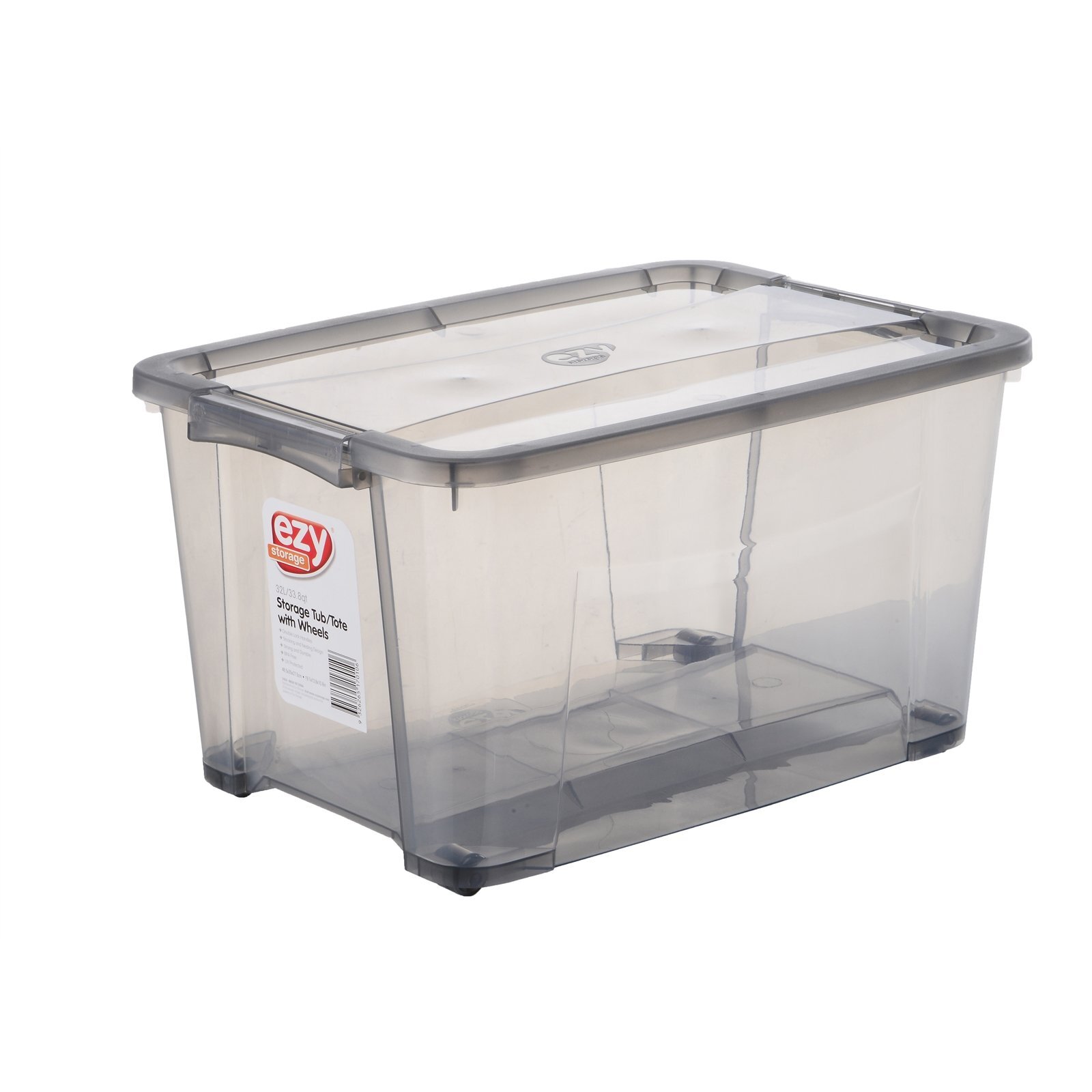 Ezy Storage 52L Classic Grey Storage Tub Bunnings Australia