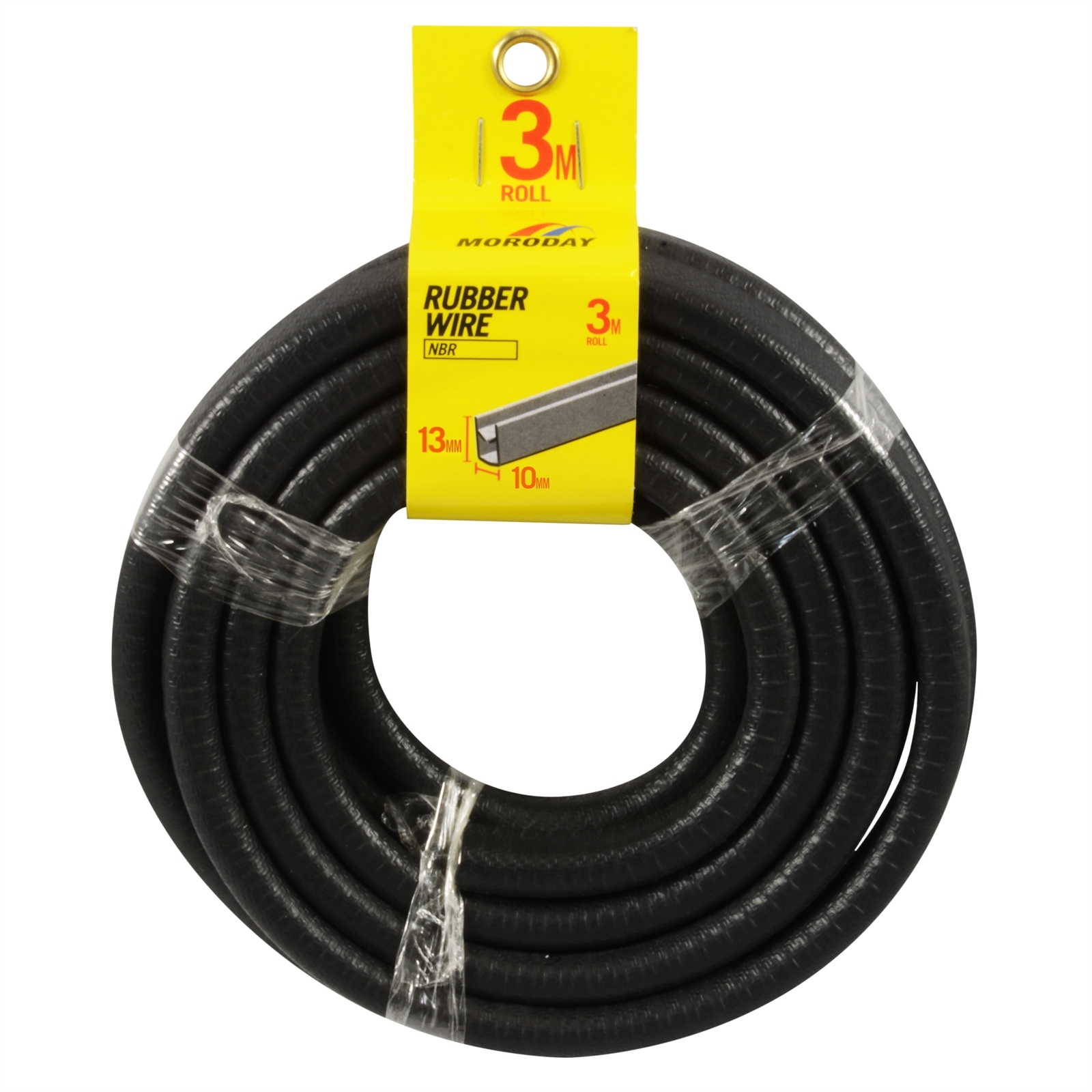 Moroday 10mm x 13mm x 3m Rubber and Wire Bunnings Australia