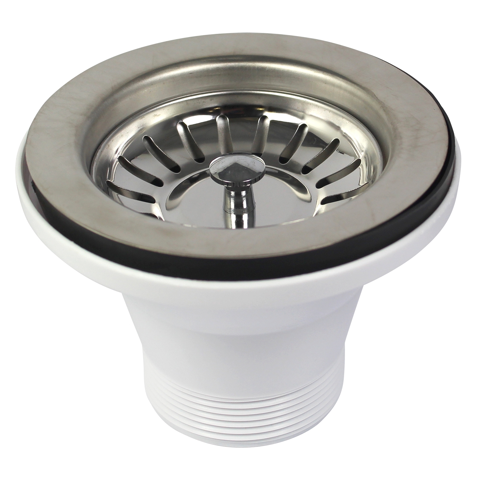 BOSTON Stainless Steel Extended Sink Basket Waste Bunnings Australia