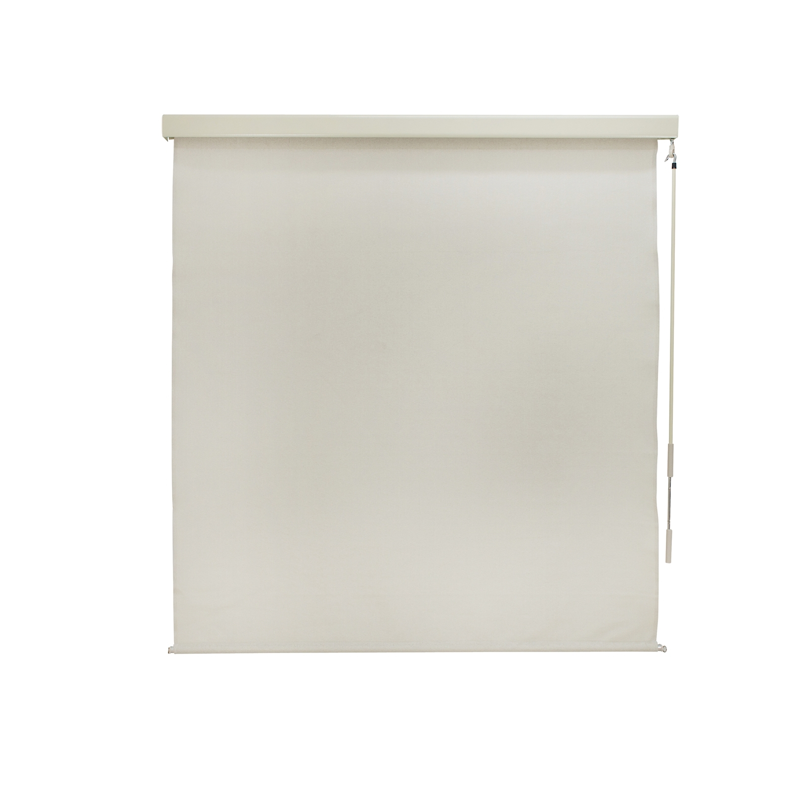 Coolaroo 2.1 x 2.4m Shell Premium Pelmet Exterior Blind With Handcrank