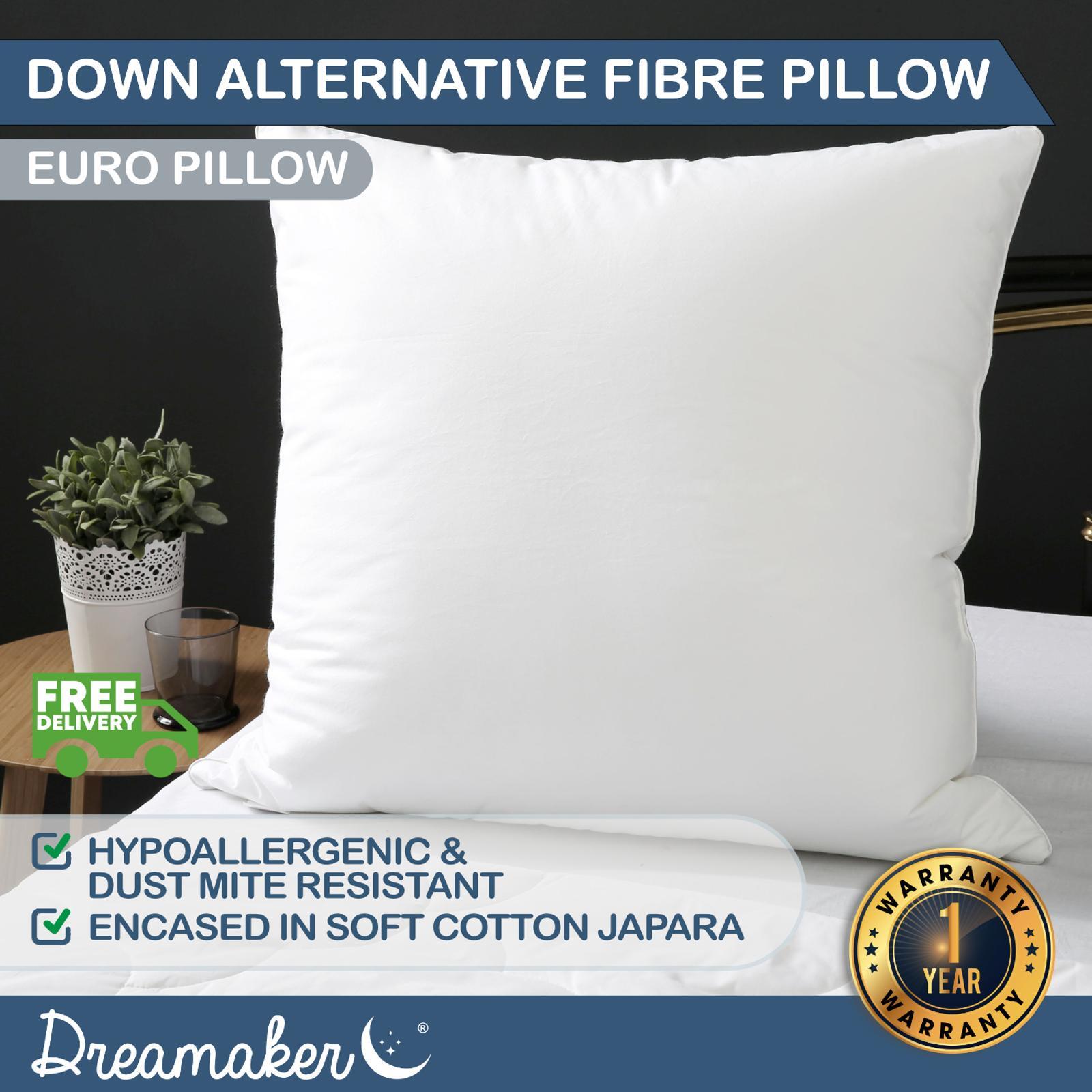 Dreamaker Down Alternative Microfibre European Pillow 65 X 65 Cm