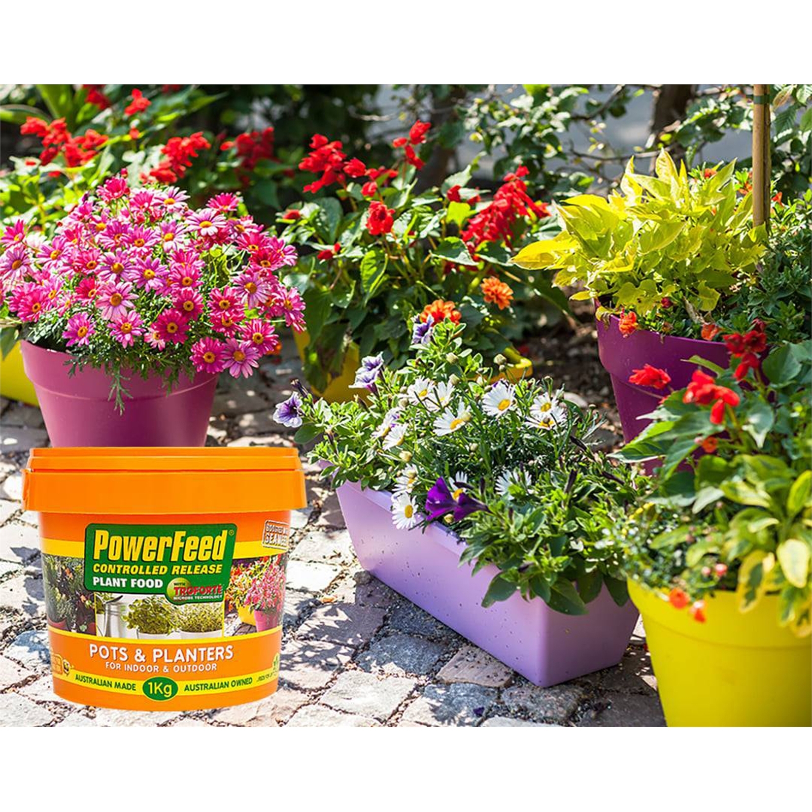 PowerFeed 1kg Controlled Release Pots And Indoor Plants Feriliser