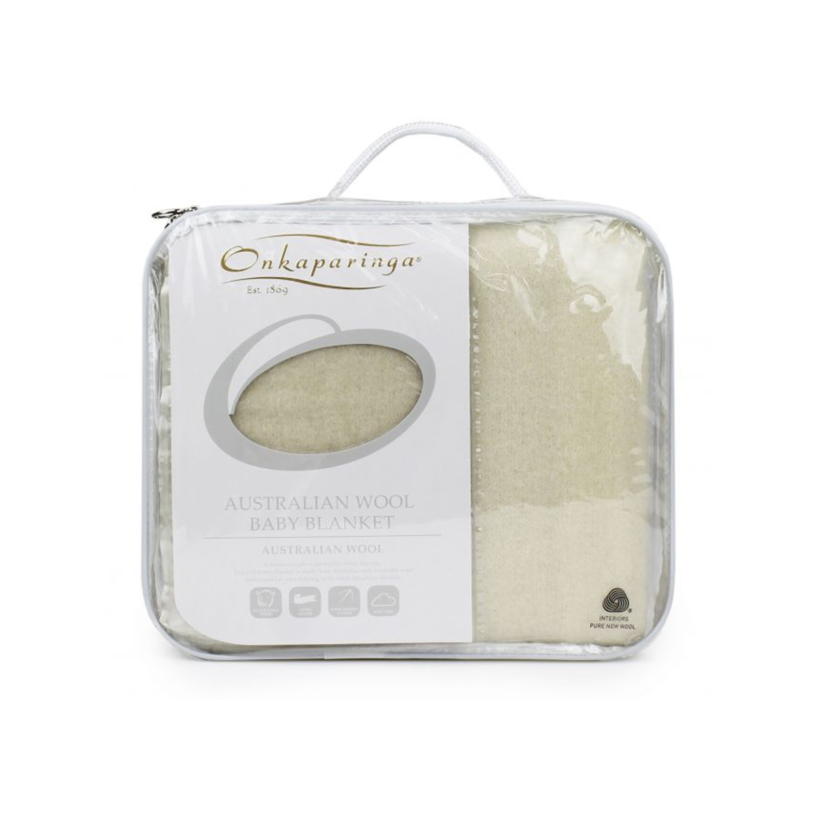 Onkaparinga Baby Wool Cot Blanket Cream Bunnings Australia