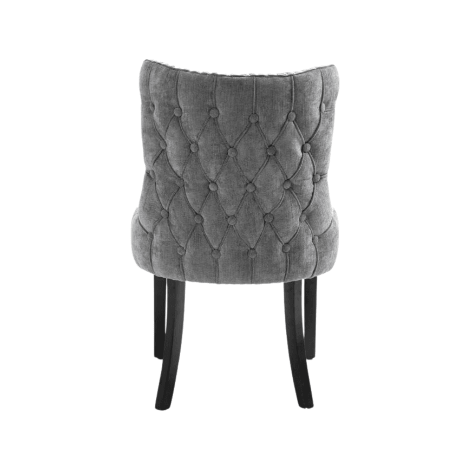 HomeStar Set Of 2 London Velvet Fabric Dining Chair Grey Bunnings