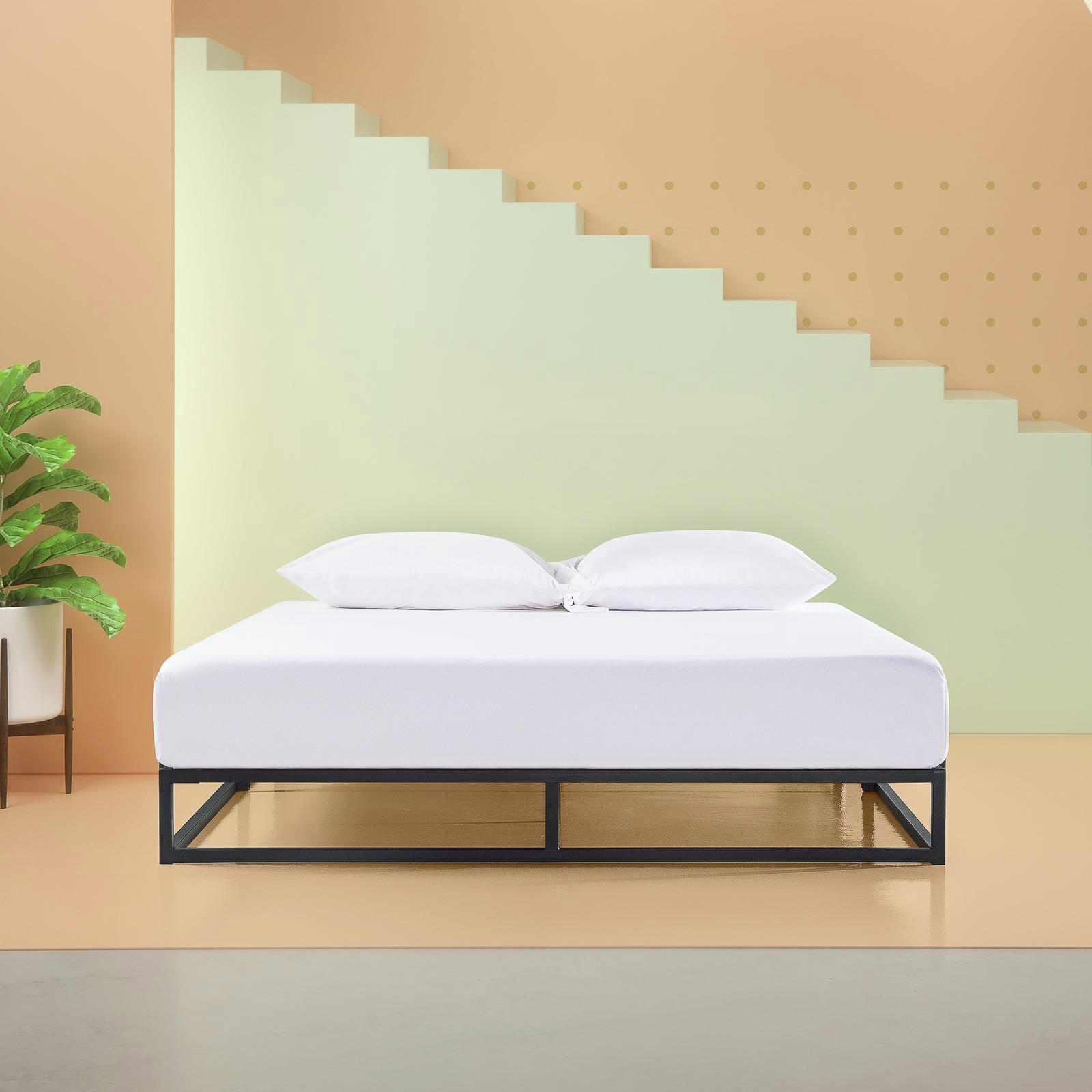 Zinus Joseph 15cm Modern Platforma Queen Bed Frame With Under Bed