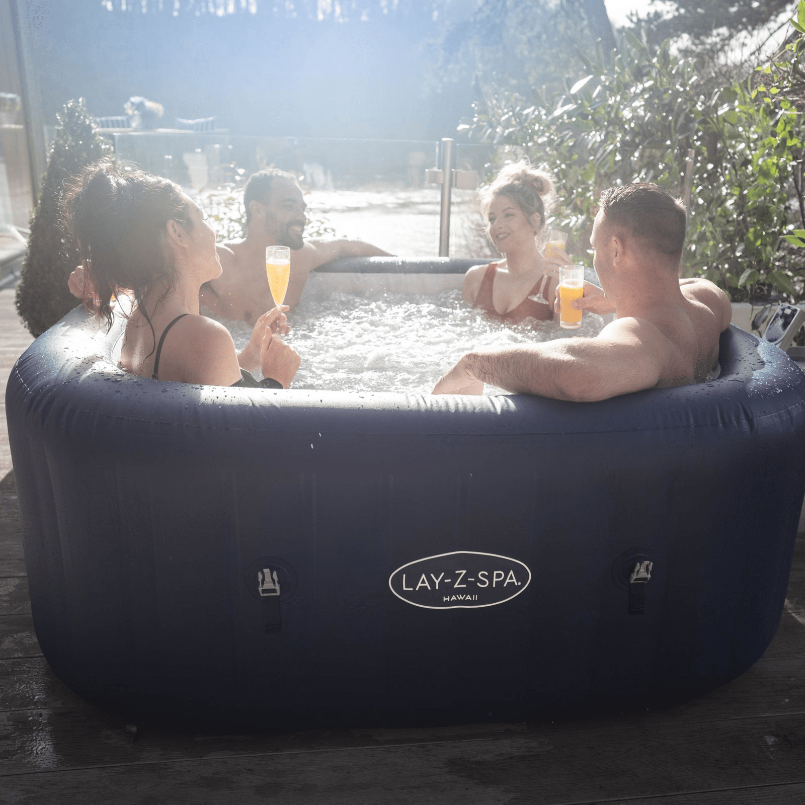 Bestway 180 x 71cm LayZSpa Hawaii Airjet Inflatable Spa Bunnings