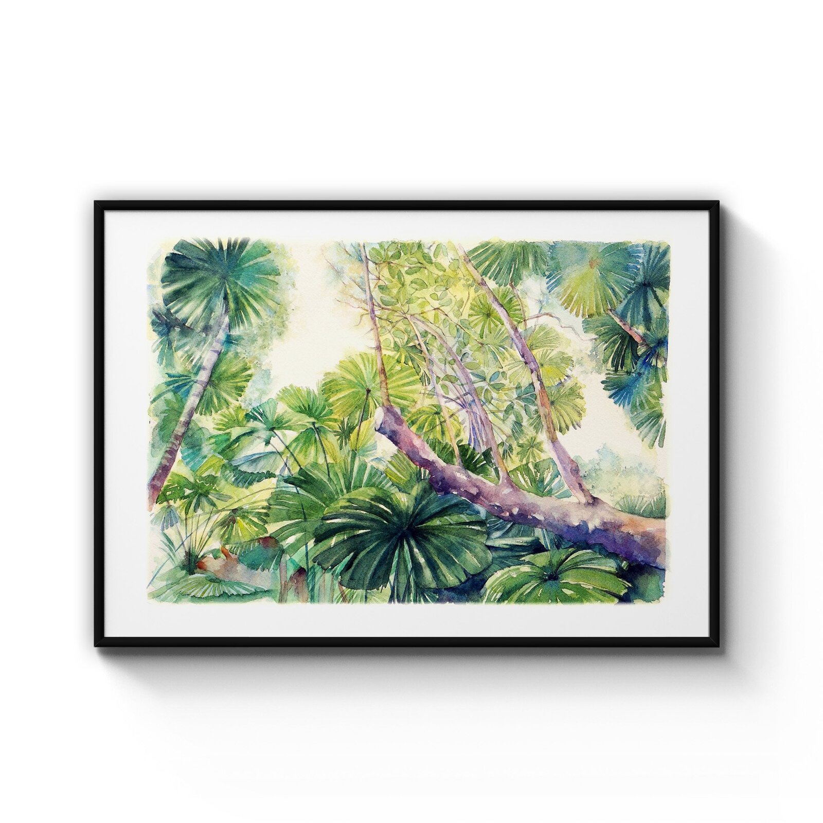 Daintree Rainforest Queensland Painting Wall Art Bunnings Australia
