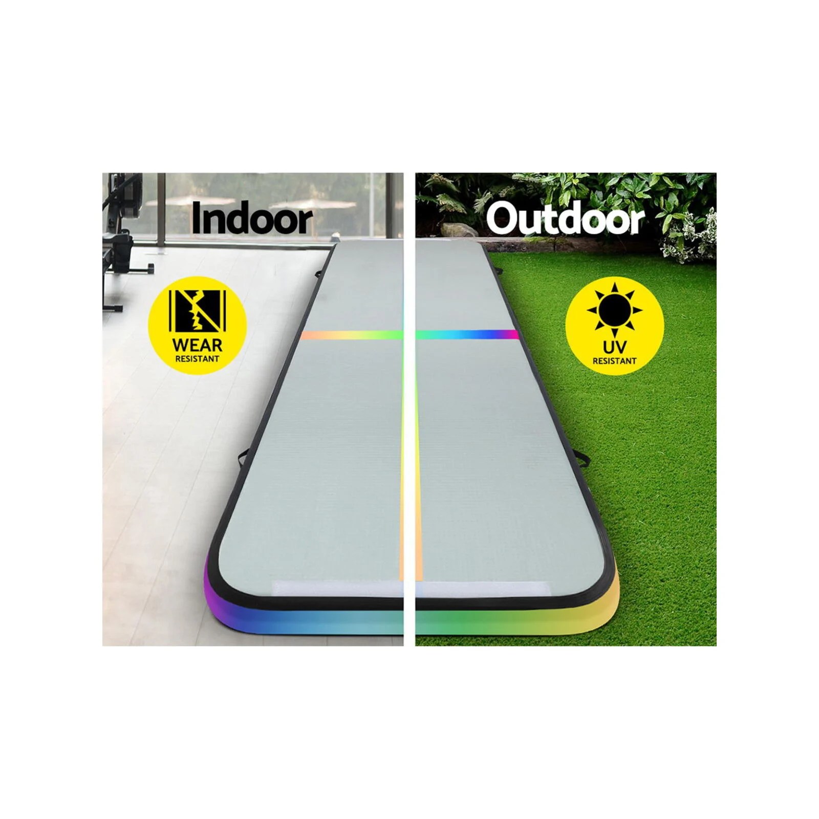 Everfit 4X1M Airtrack Inflatable Air Track Tumbling Mat Gymnastics