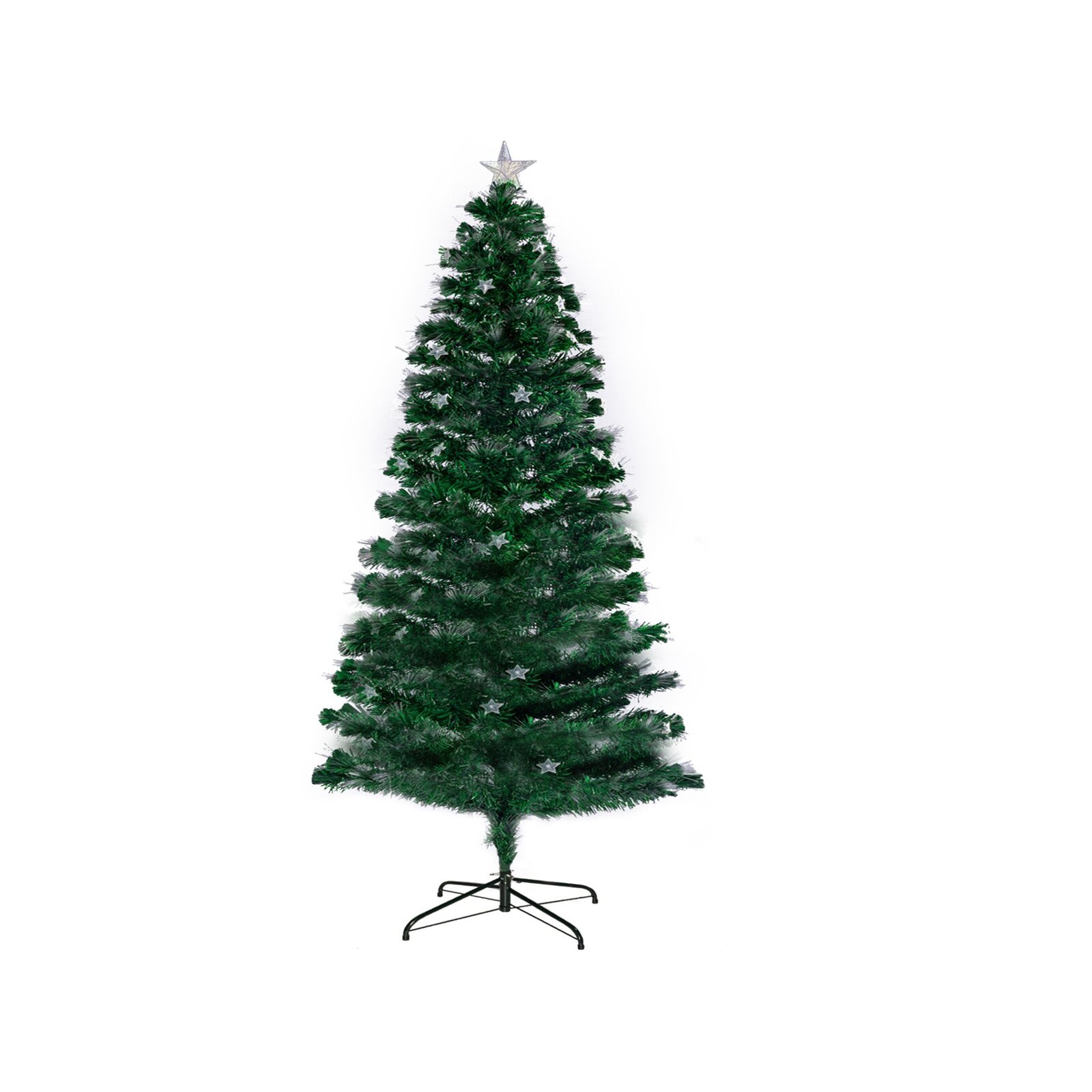 Christabelle 2.1m Enchanted Pre Lit Fibre Optic Christmas Tree