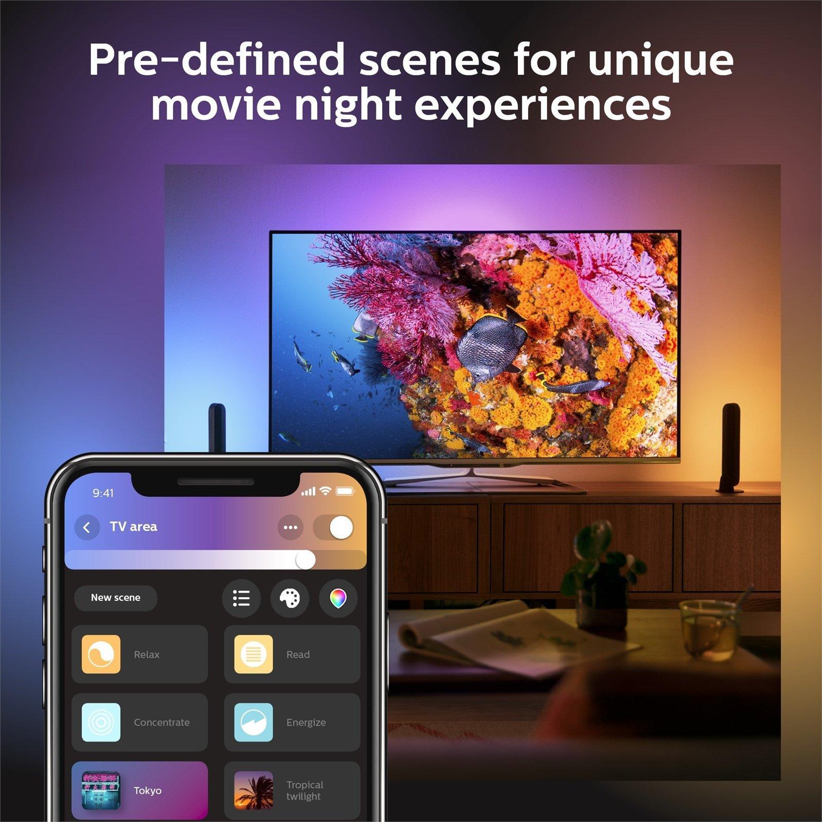 Philips Black Hue Play Light Bar Double Pack Bunnings New Zealand
