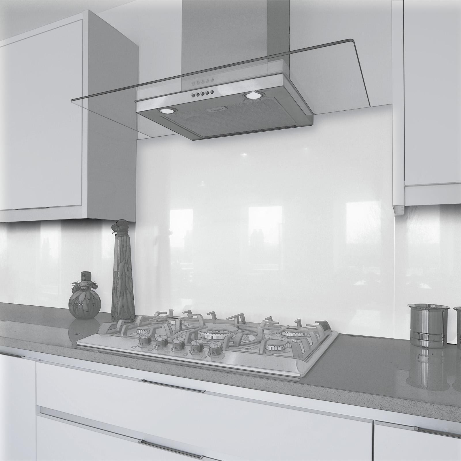 Vistelle 700 x 745 x 6mm Salt Glass Splashback Bunnings Australia