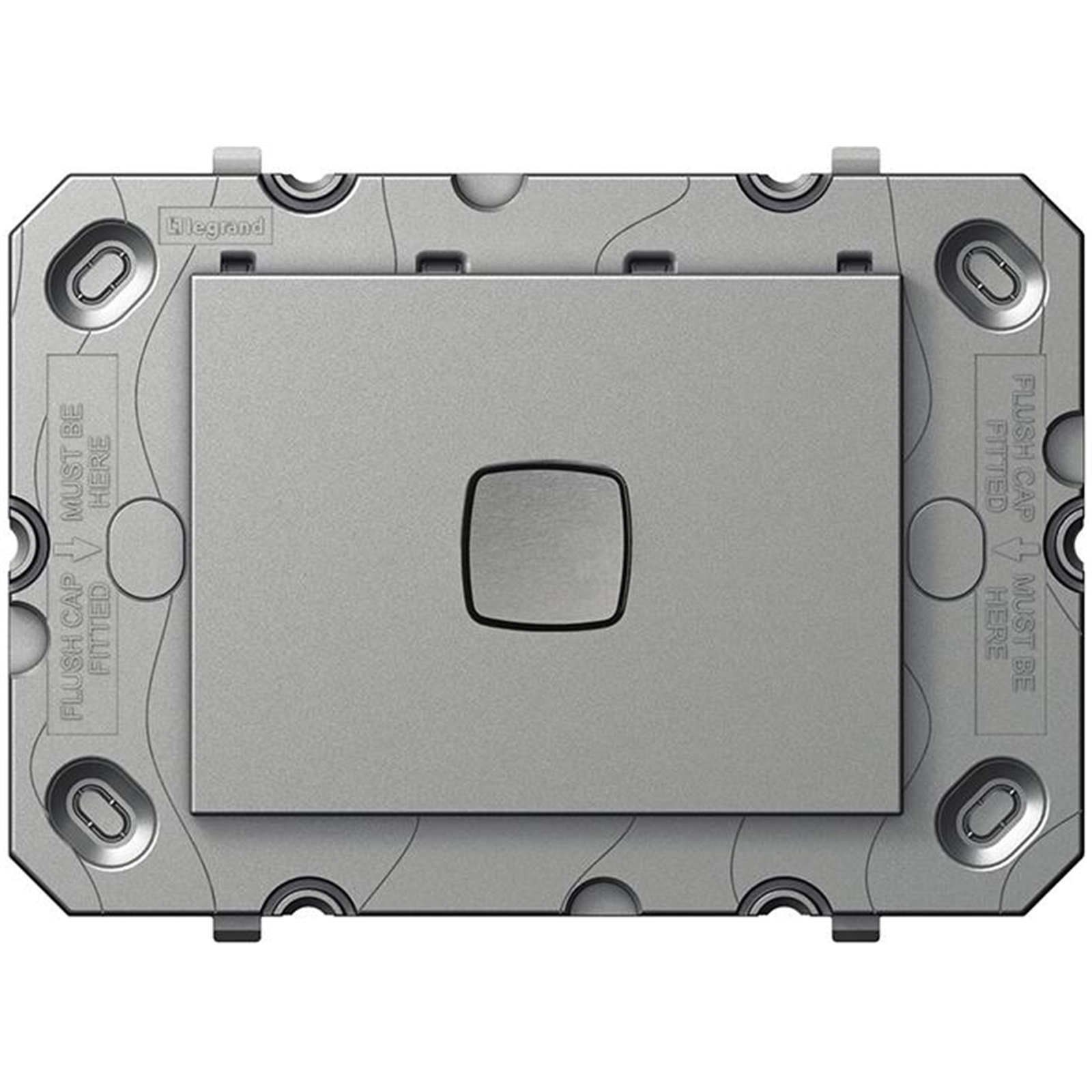 HPM ARTEOR 1 Gang Push Button Light Switch Magnesium Bunnings Australia