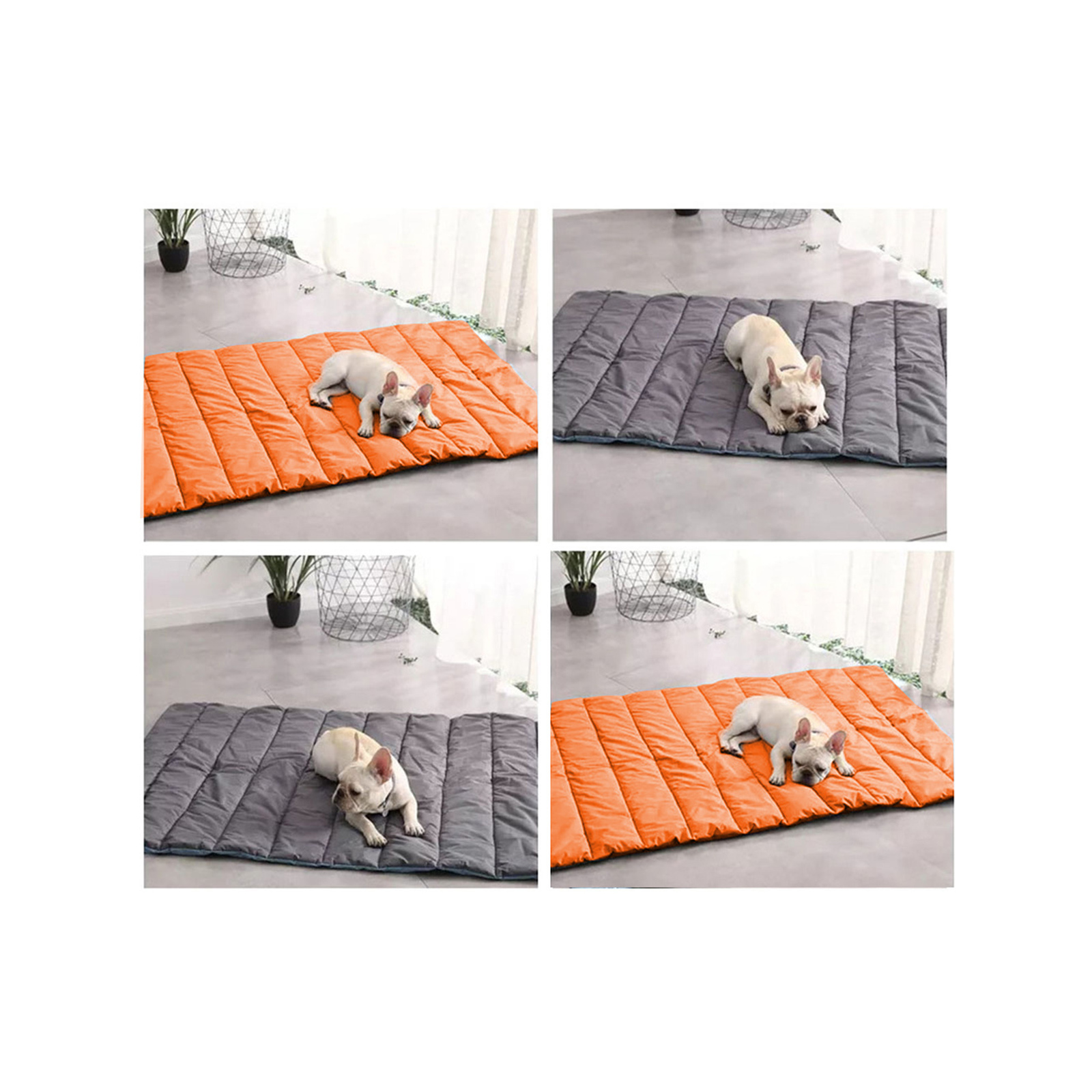 SOGA Grey Camping Pet bed Bunnings Australia