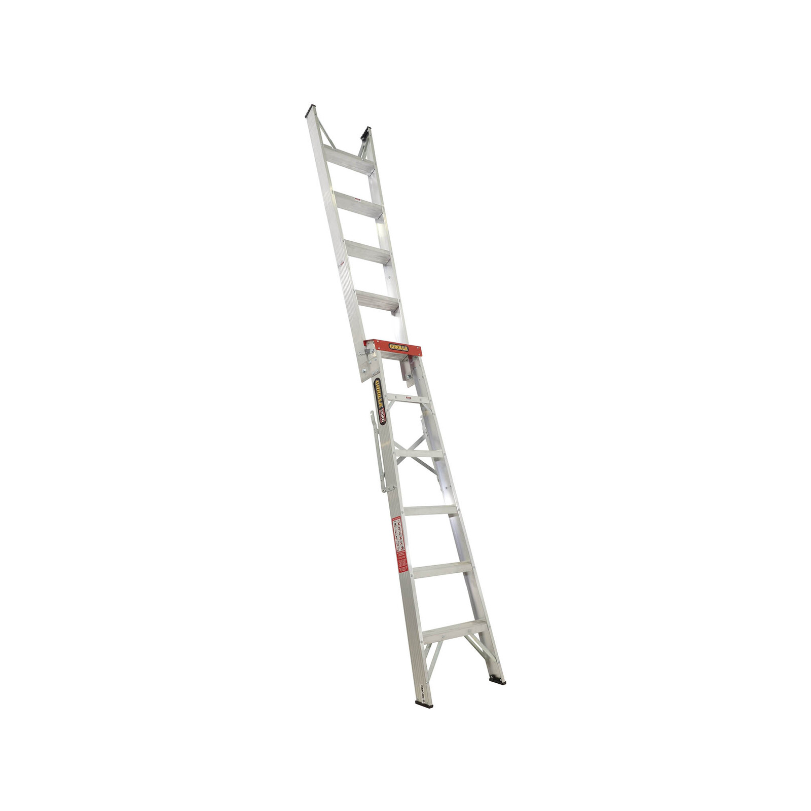 Gorilla 1.8 3.2m 120kg Domestic Aluminium Dual Purpose Ladder