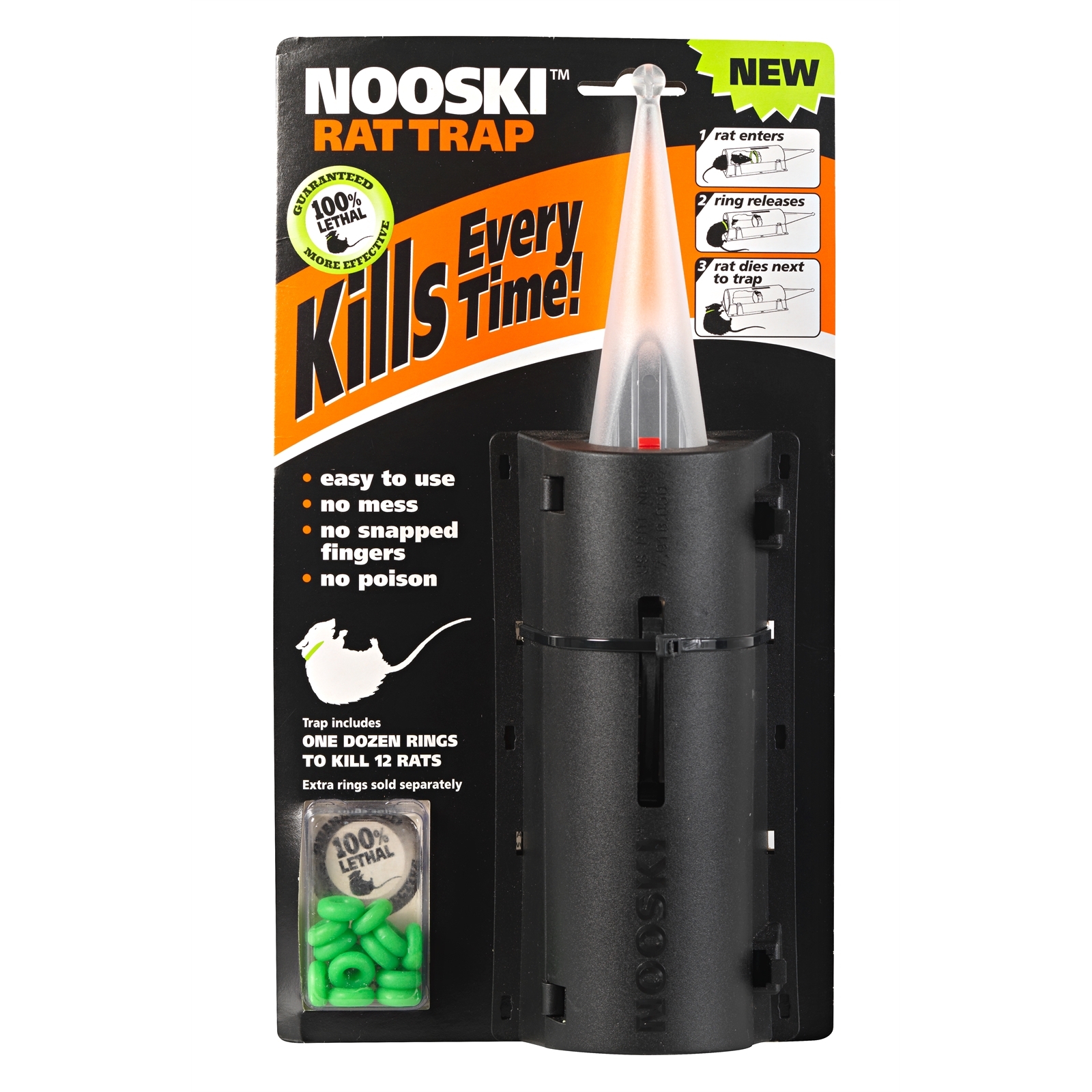 Nooski Black Rat Trap System Bunnings Australia
