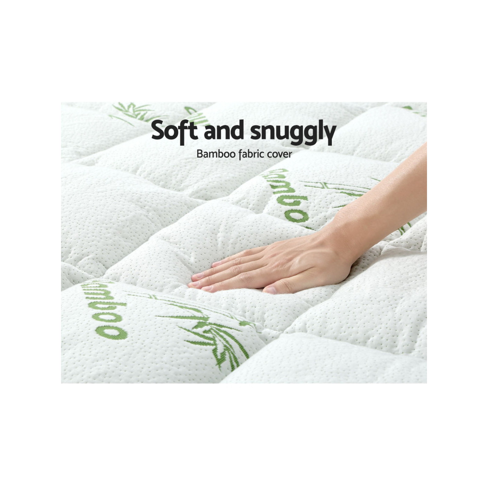 Giselle Bamboo Pillowtop Topper Mattress Toppers Double Bunnings