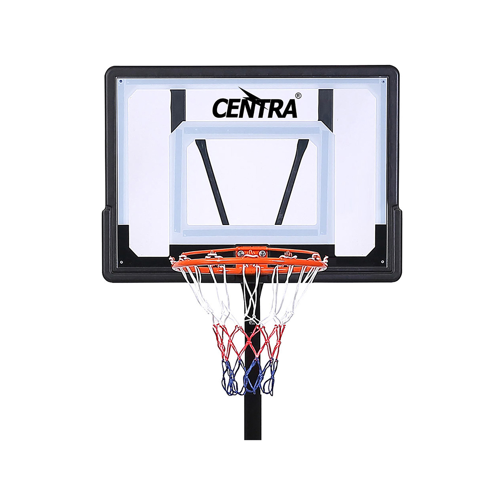 Centra Basketball Hoop Stand Kid Rim Ring System Large Backboard Net