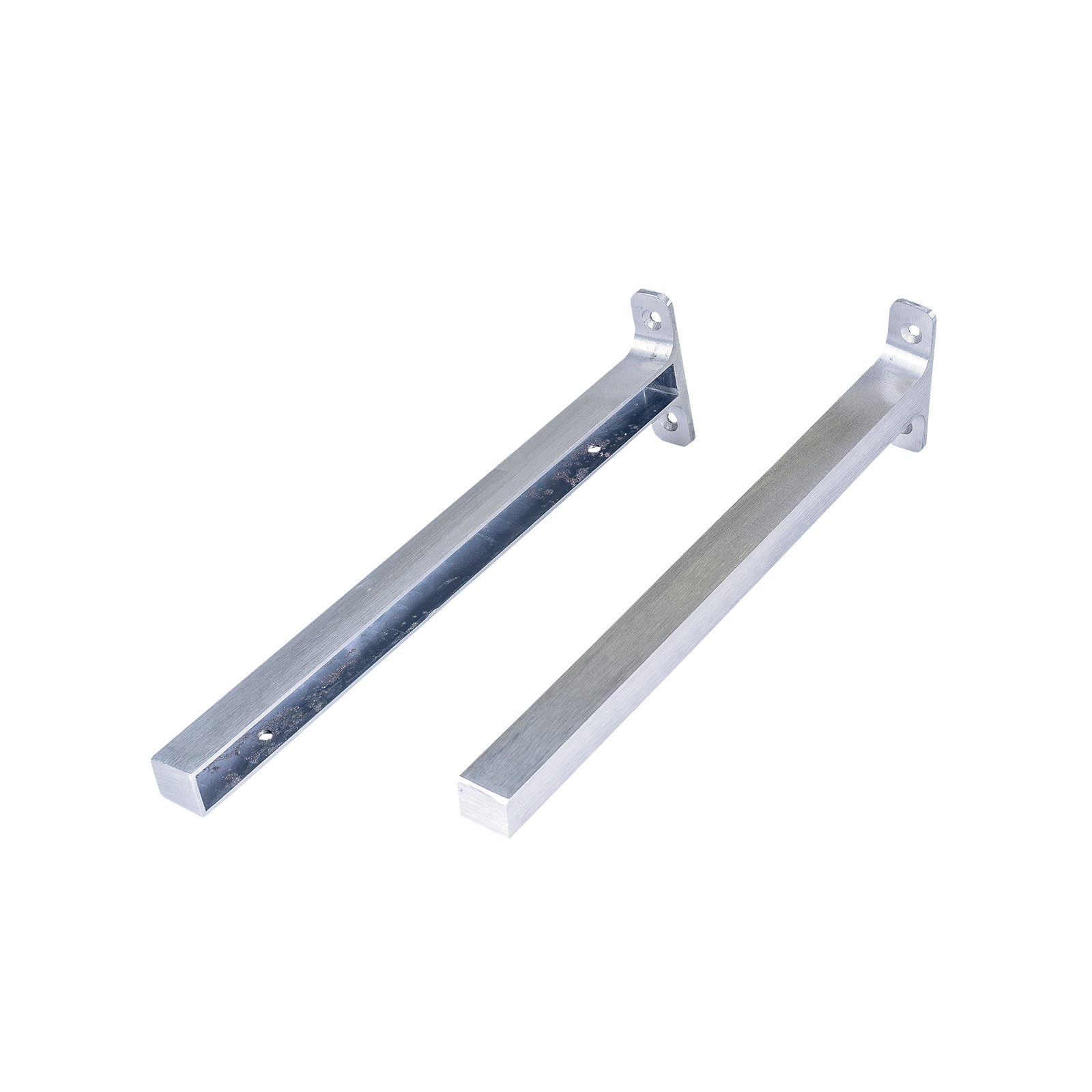 Flexi Storage 300mm Aluminium Left And Right Timber Shelf End Brackets