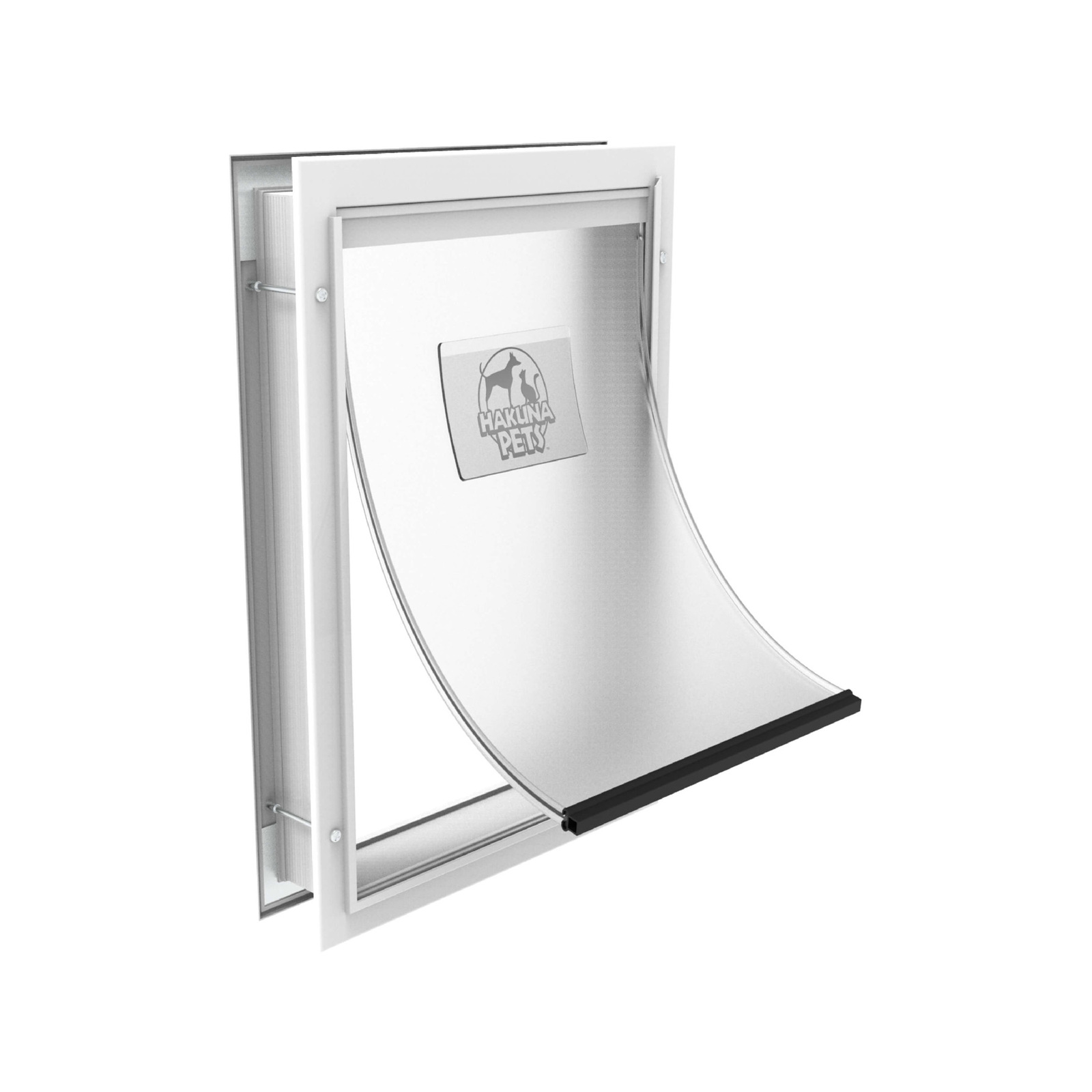 Hakuna Pets Large White Deluxe Aluminium Pet Door Bunnings Australia