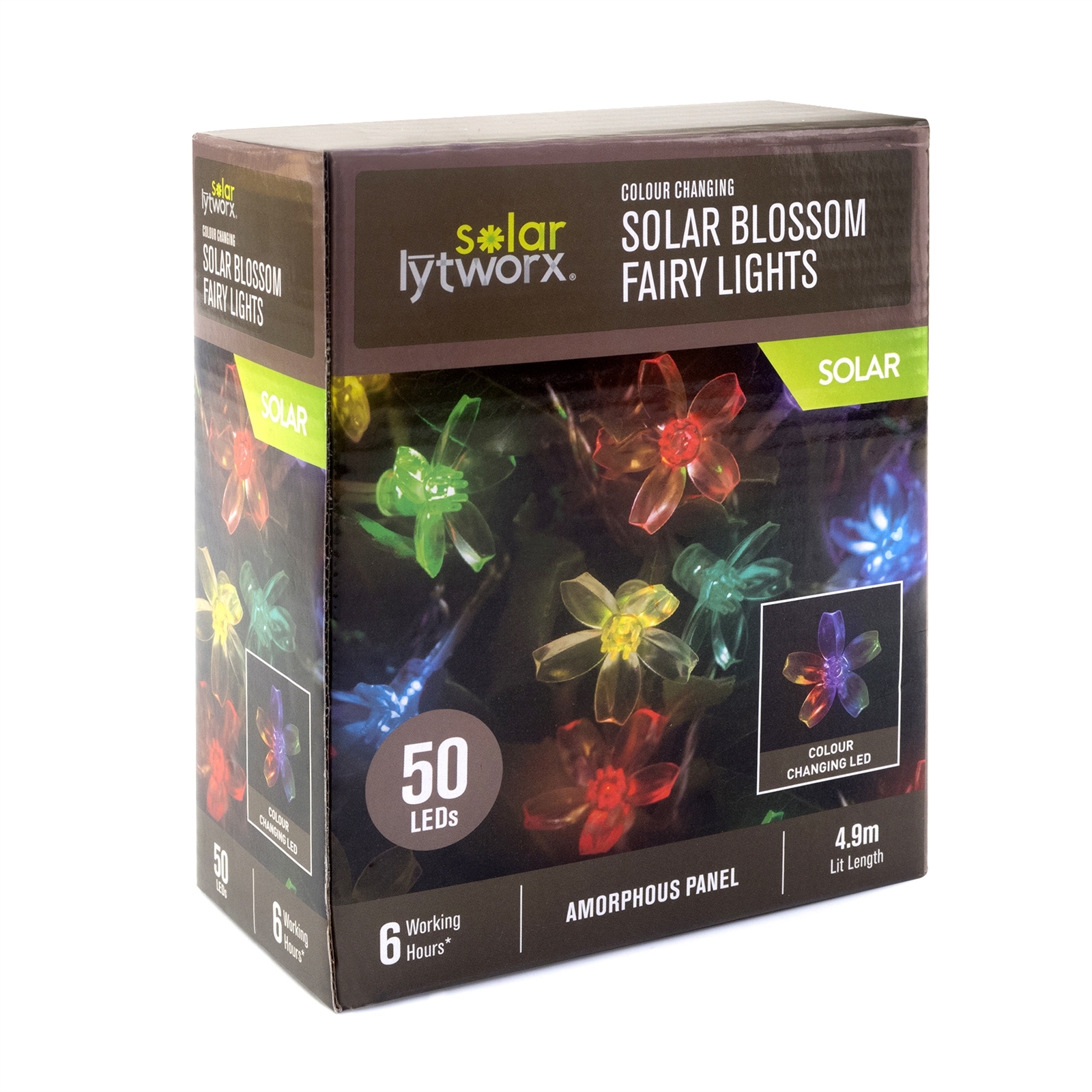Solar garden lights are a cool technology that will last longer and are aesthetically pleasing for your garden landscape. Lytworx 50 Colour Changing Led Solar Fairy Light Blossom Bunnings New Zealand