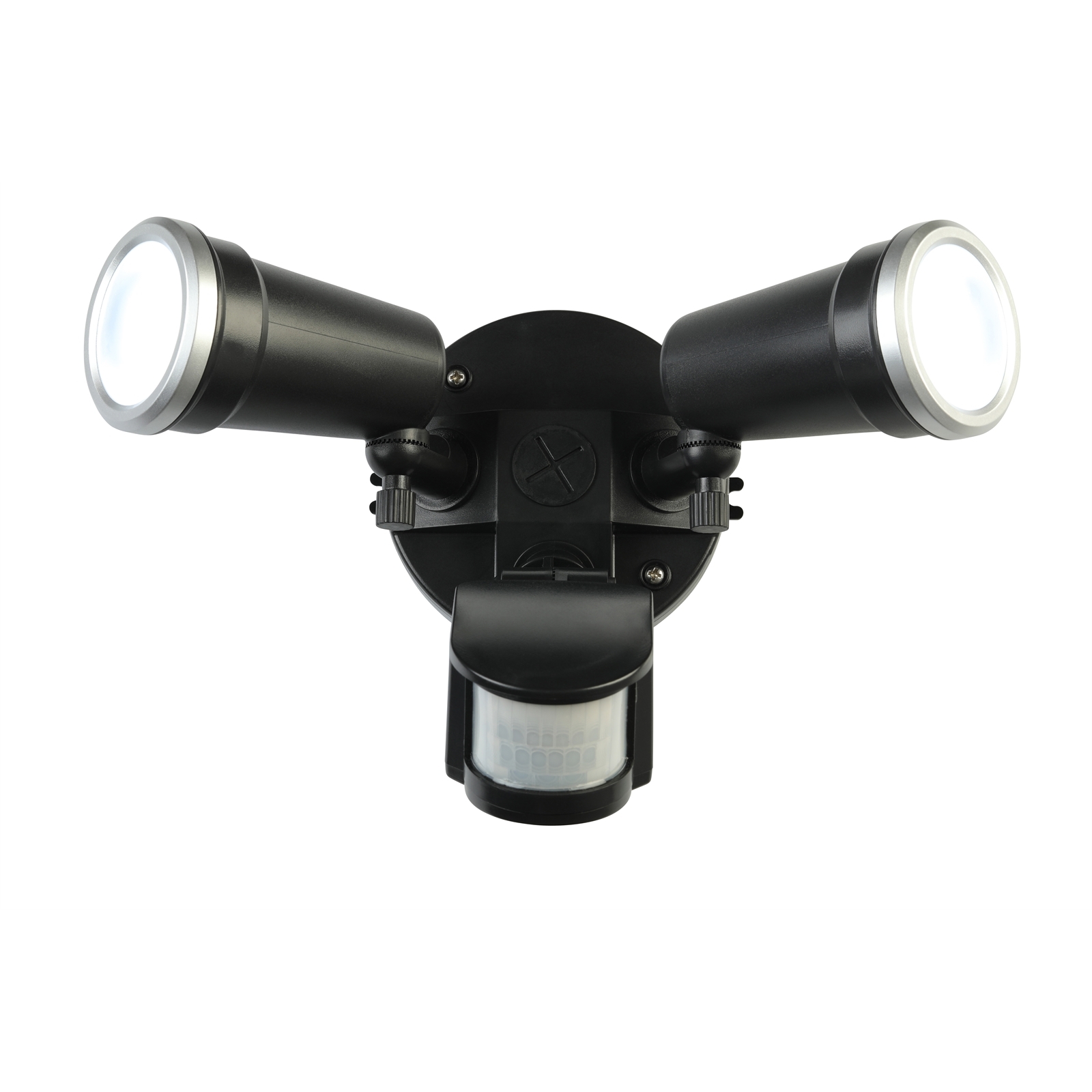 Brilliant Lighting 20W Black Trooper LED DIY Twin Flood Light With