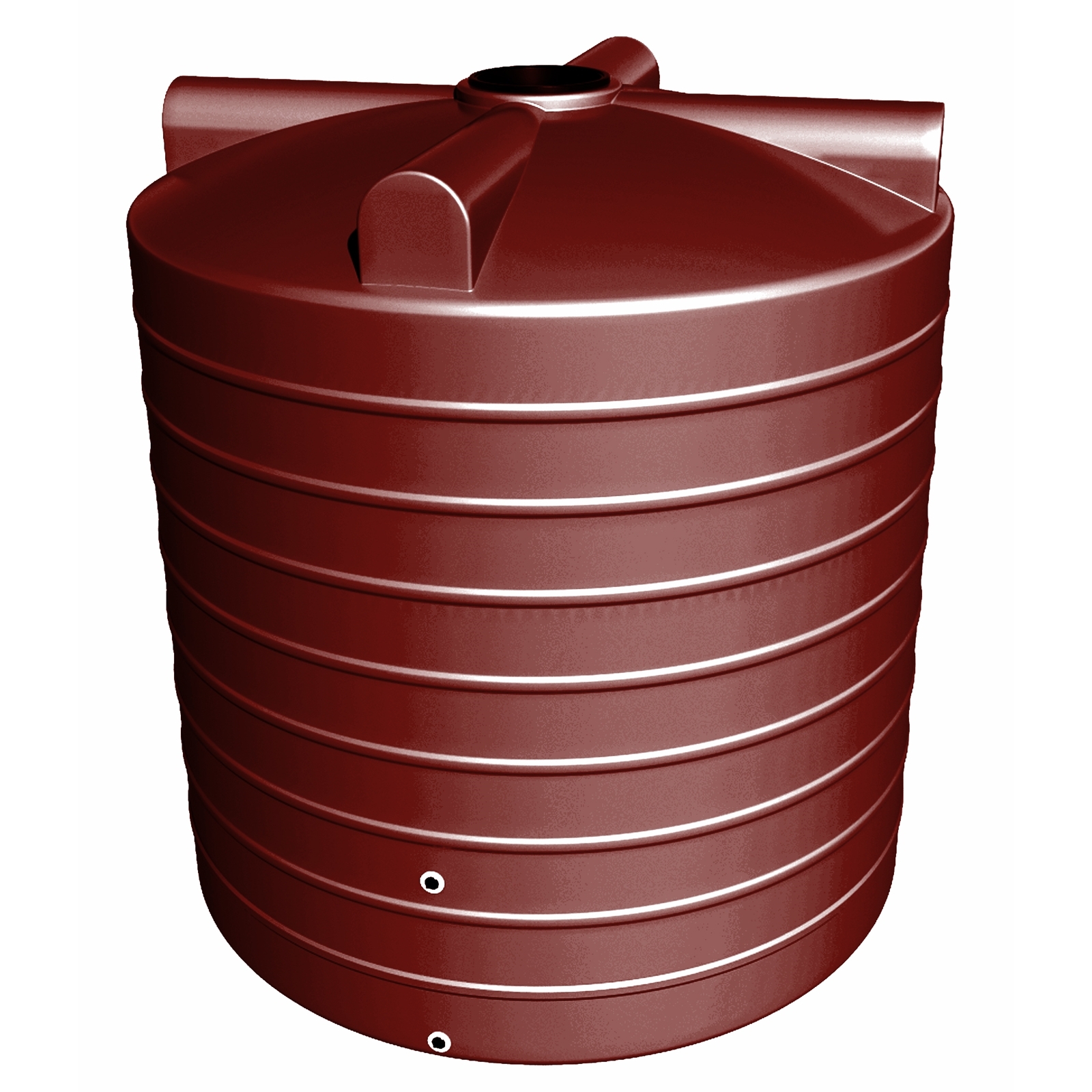 NextGenRoto 10400L Polyethylene Round Water Tank Heritage Red