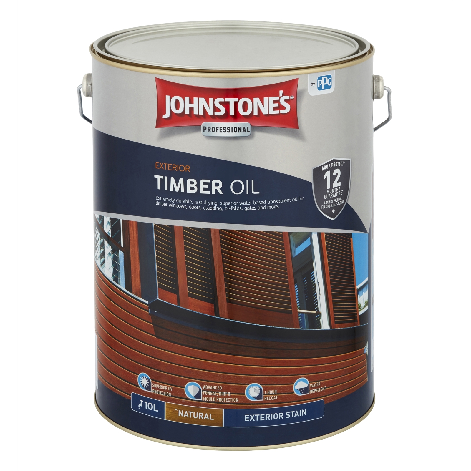Johnstone's 10L Natural Exterior Timber Oil Bunnings Australia