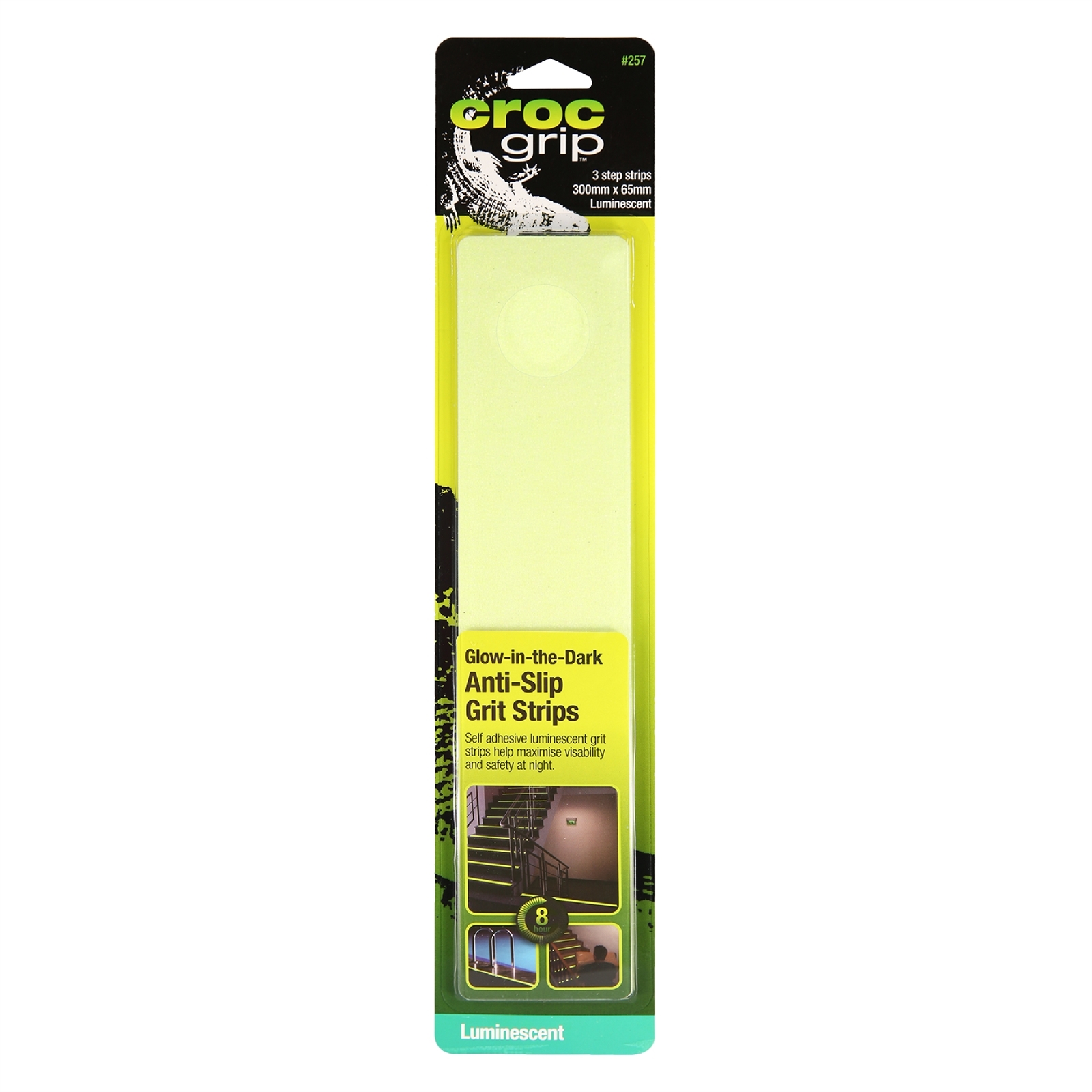 Croc Grip GlowintheDark AntiSlip Grit Steps 3 Pack Bunnings
