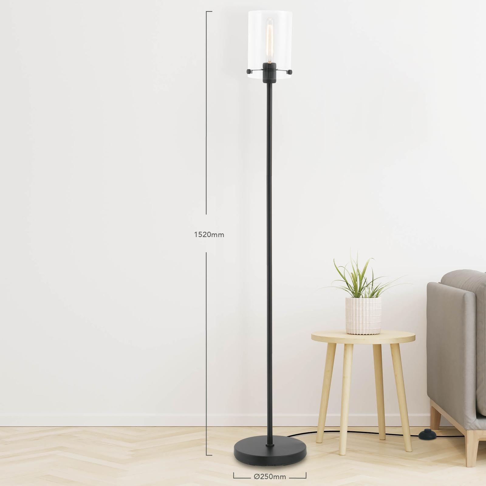 Verve Design Miriam Metal And Glass Floor Lamp Bunnings Australia