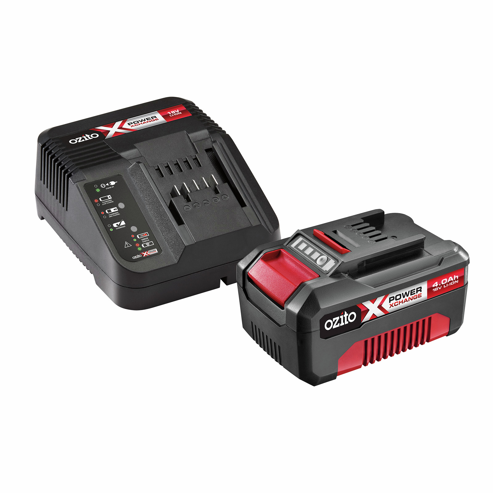 Ozito PXC 18V 4.0Ah Battery And Charger Pack Bunnings Australia
