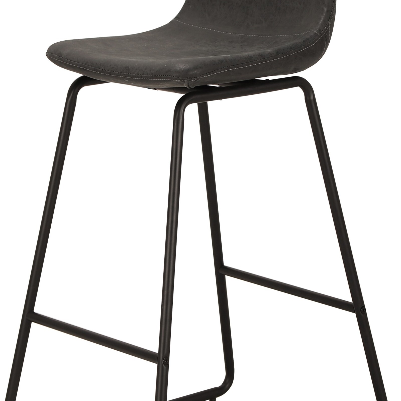 The BOLiving Savio Set of 2 Antique Black Bar Stools Bunnings Australia